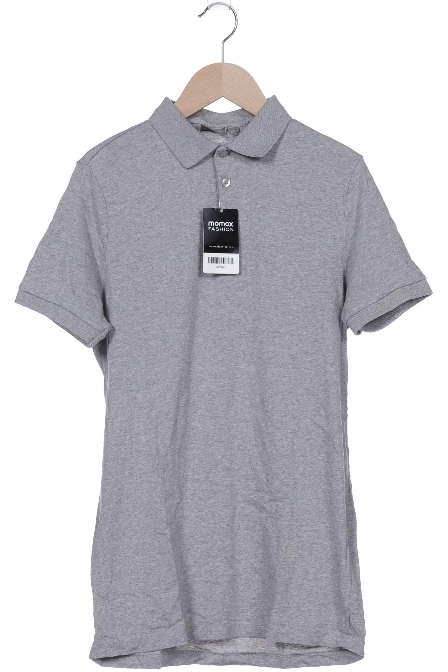 

asos Herren Poloshirt, grau, Gr. 46
