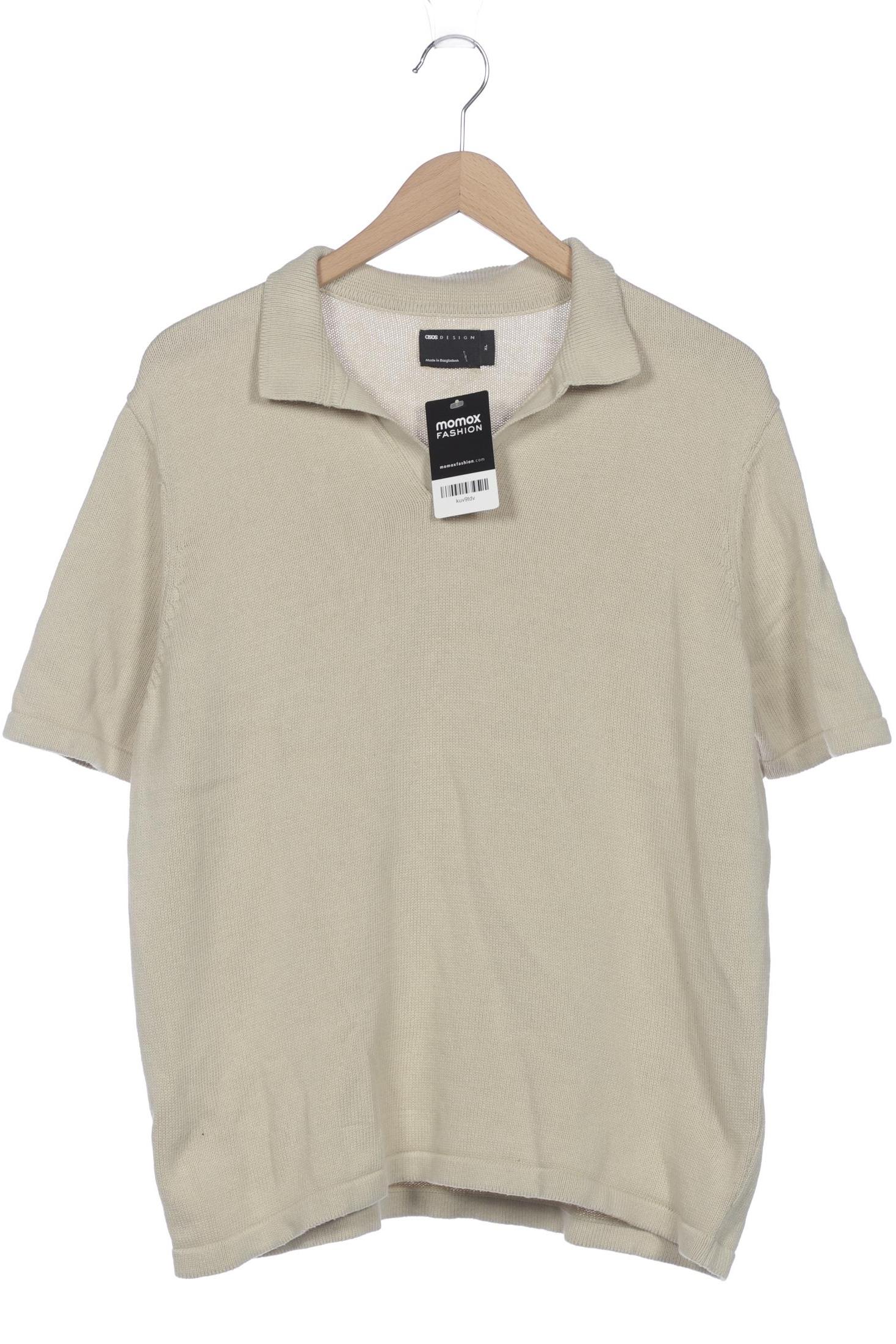 

asos Herren Poloshirt, beige, Gr. 54