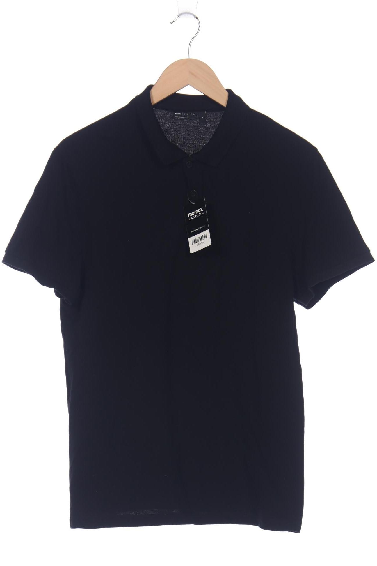 

asos Herren Poloshirt, schwarz, Gr. 48