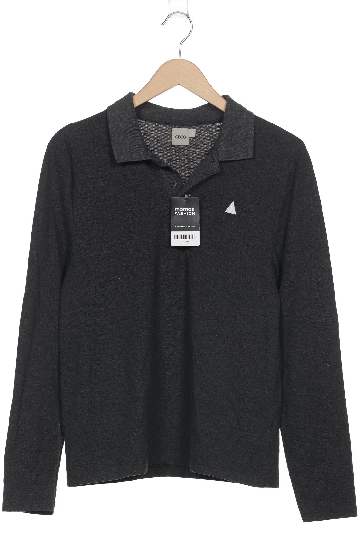 

asos Herren Poloshirt, grau, Gr. 52