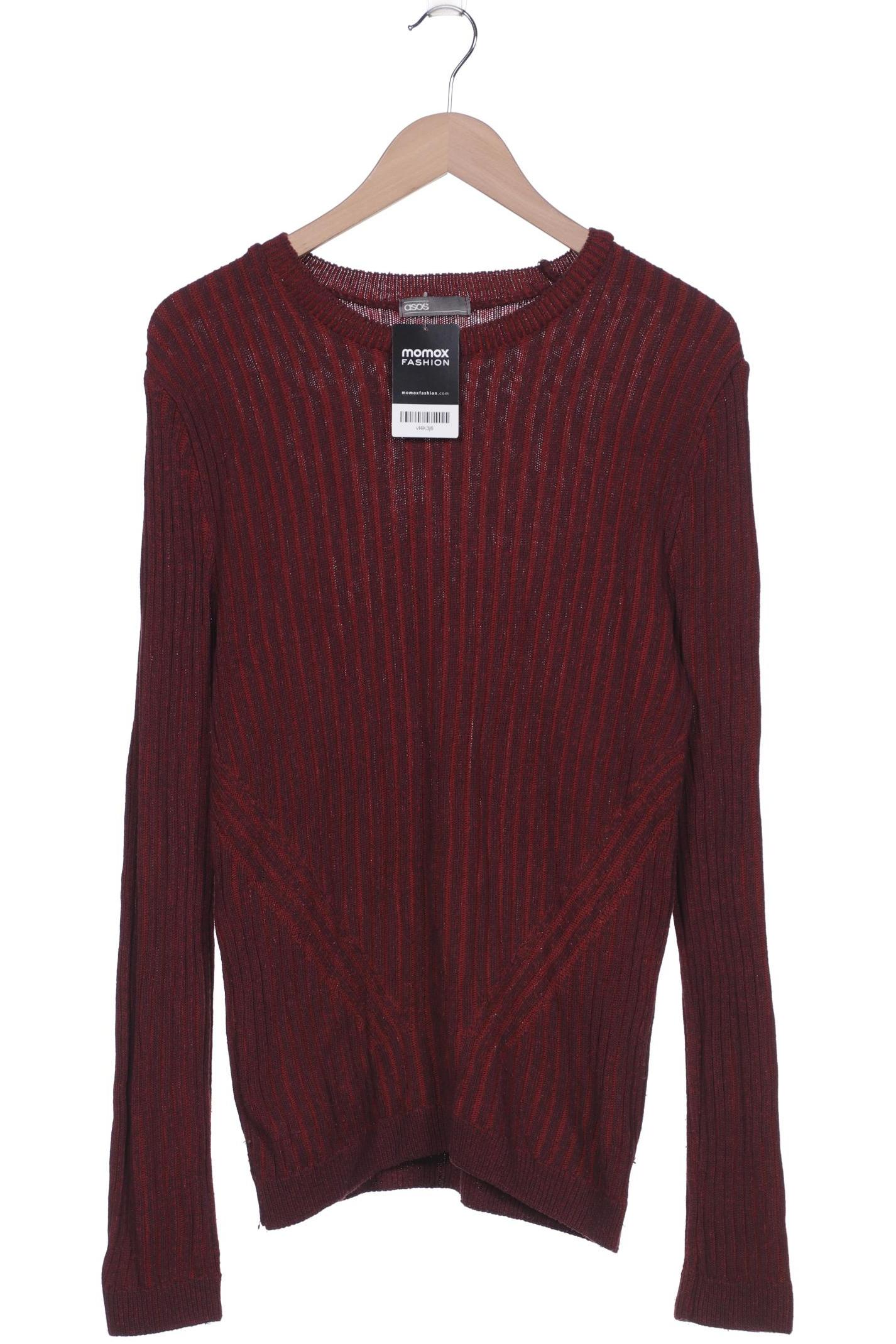 

asos Herren Pullover, bordeaux, Gr. 52