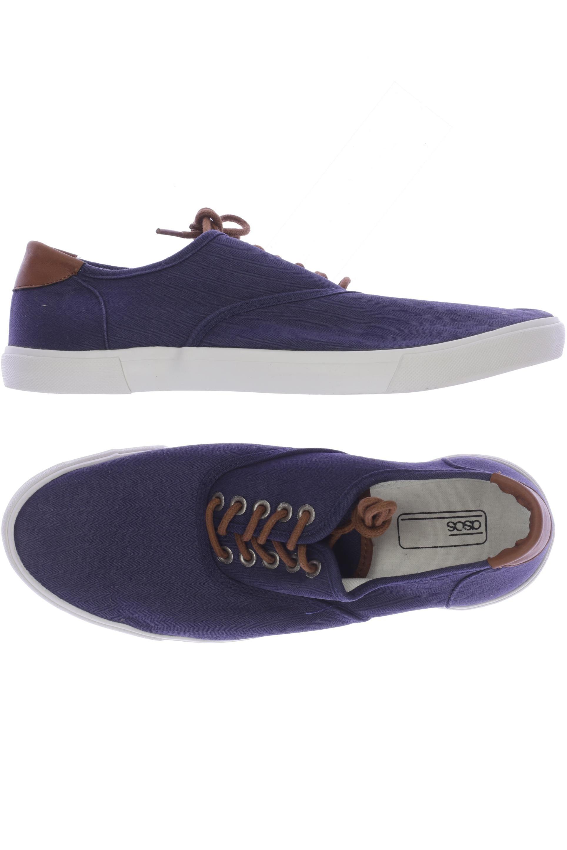 

asos Herren Sneakers, blau, Gr. 9