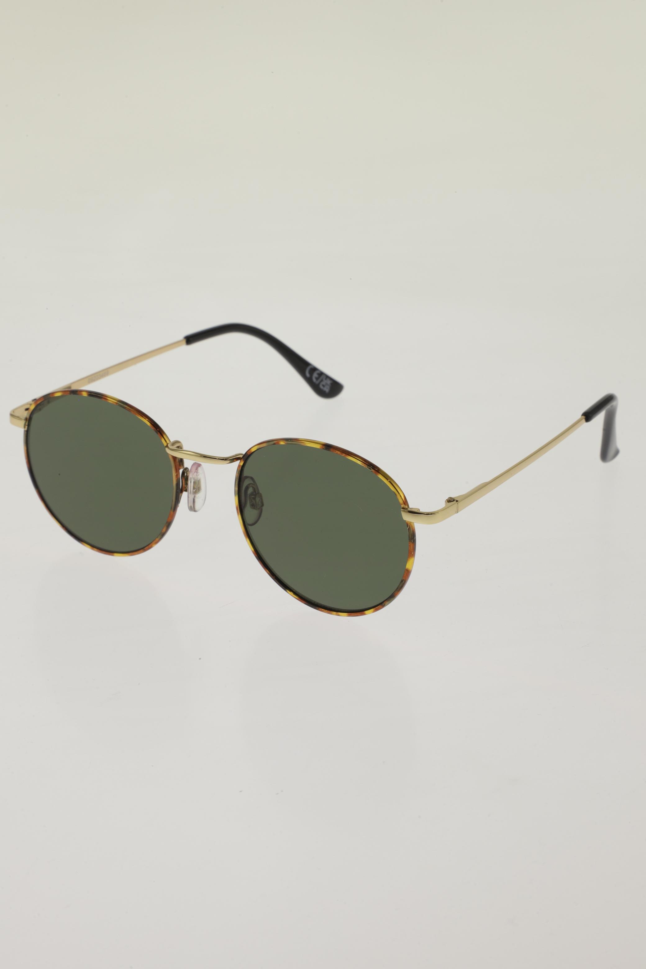 

asos Herren Sonnenbrille, gold, Gr.