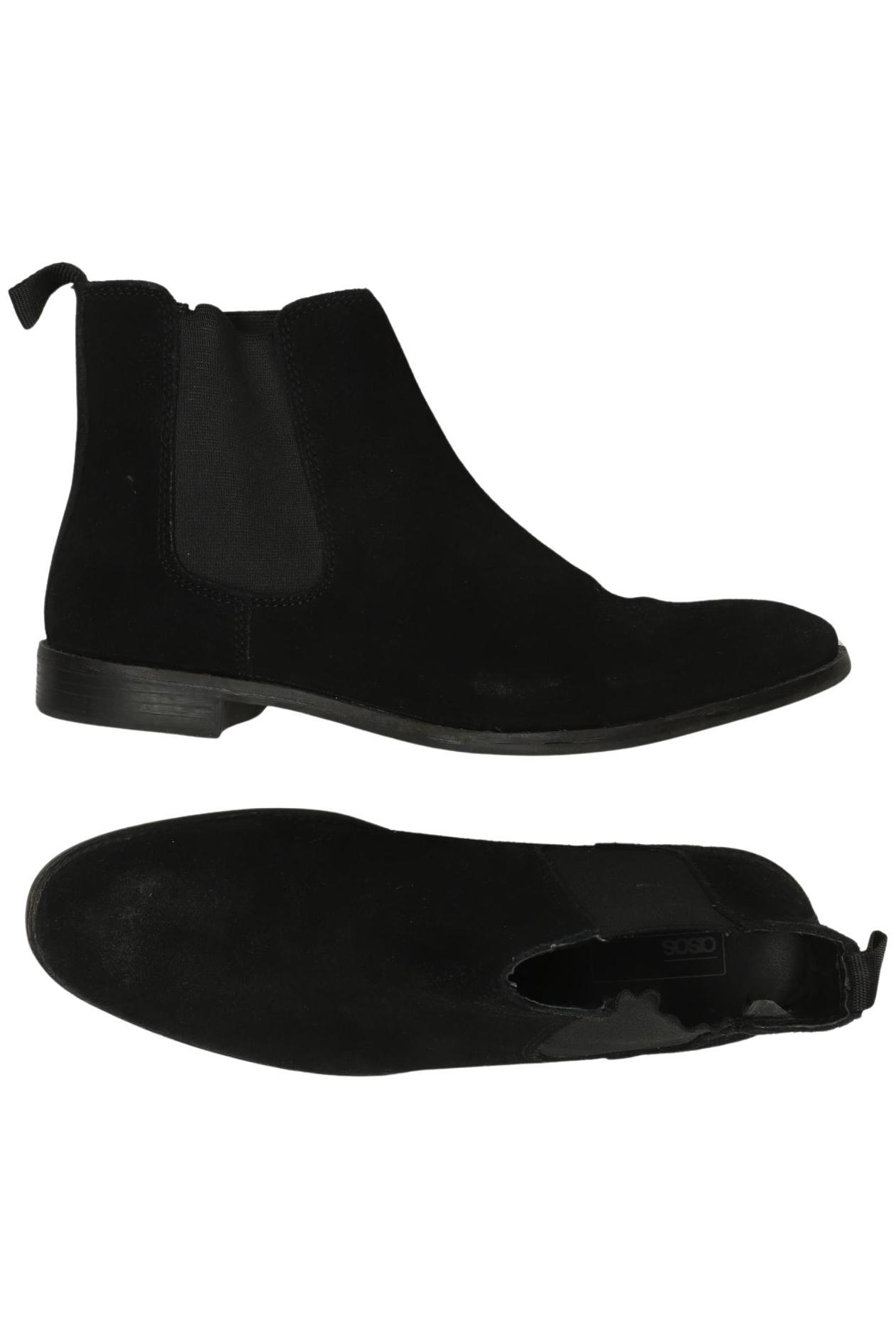 

asos Herren Stiefel, schwarz, Gr. 8