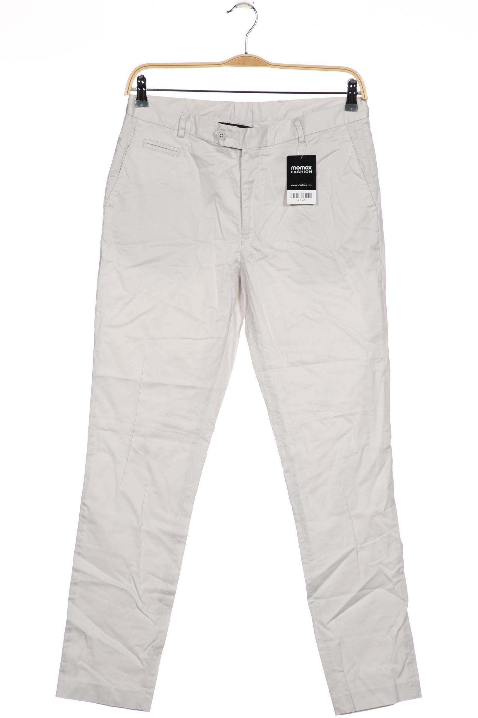 

asos Herren Stoffhose, cremeweiß