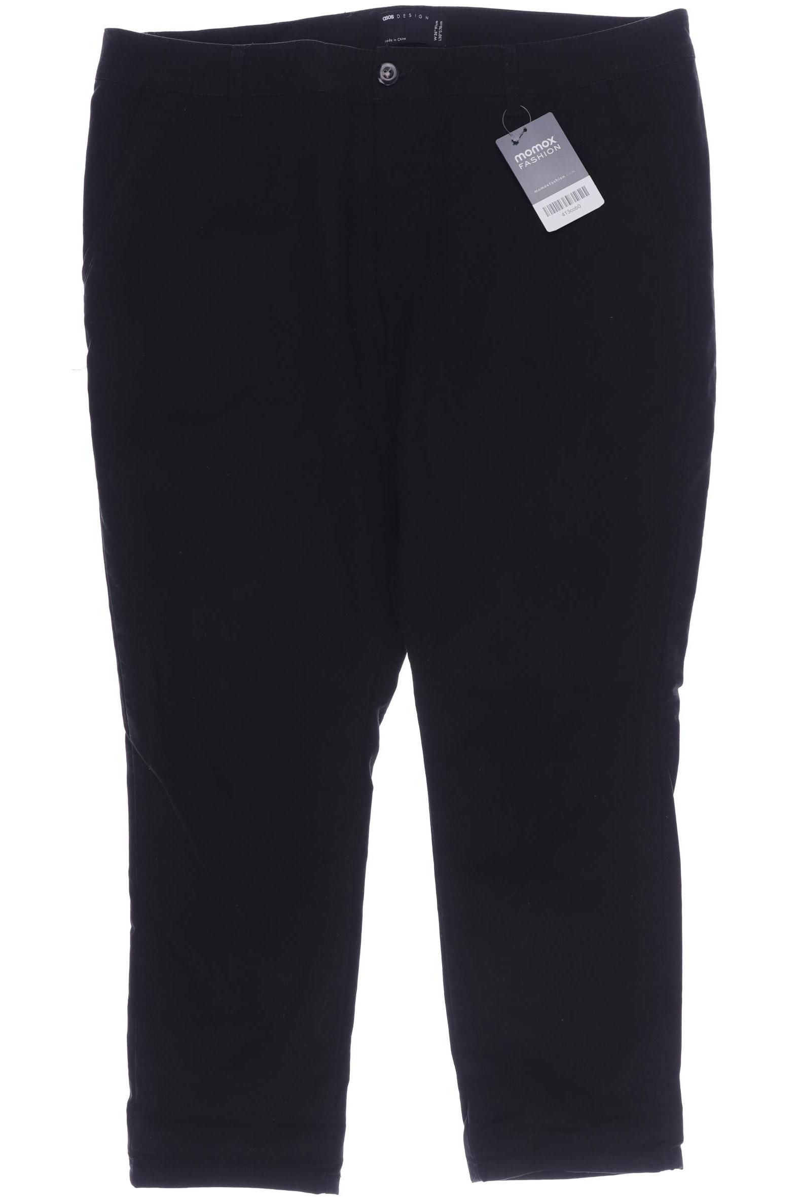 

asos Herren Stoffhose, schwarz