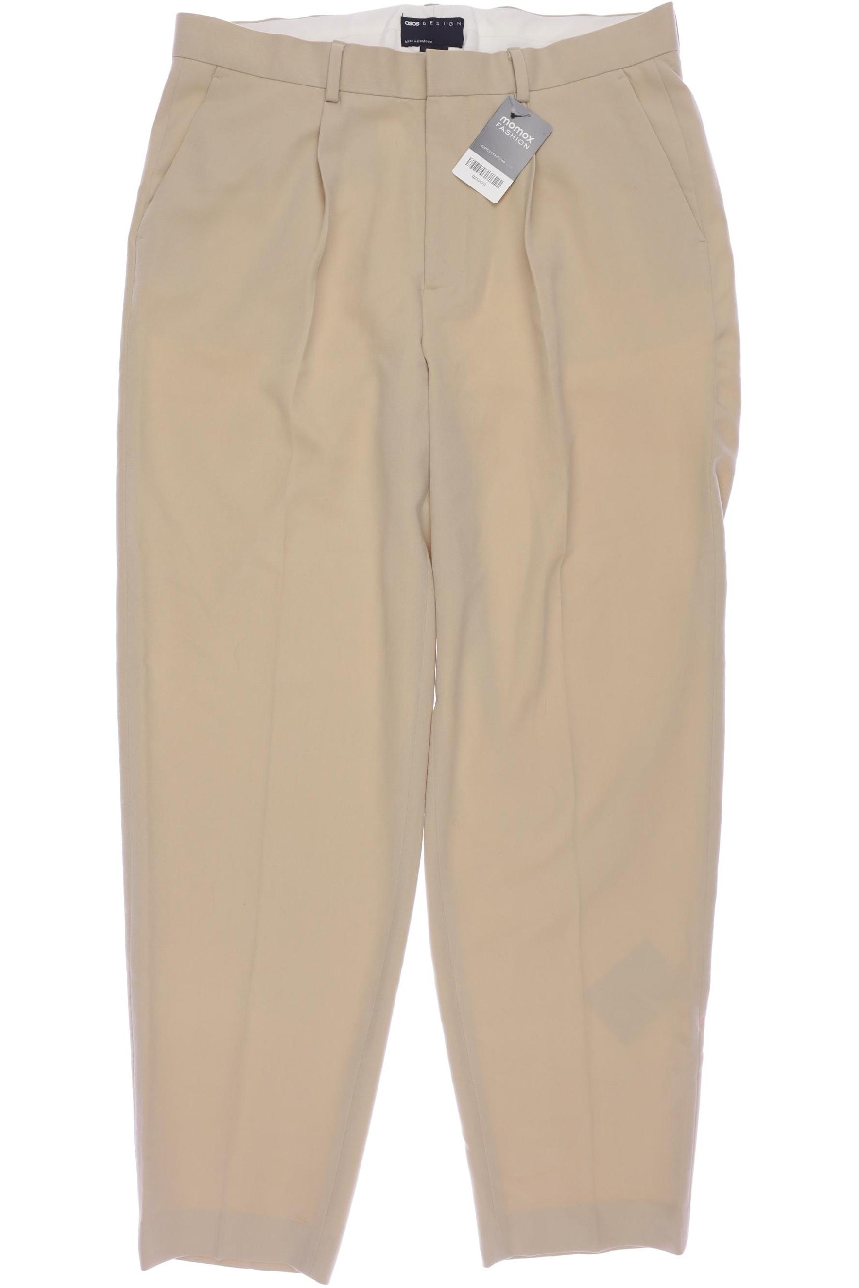

asos Herren Stoffhose, beige, Gr. 36