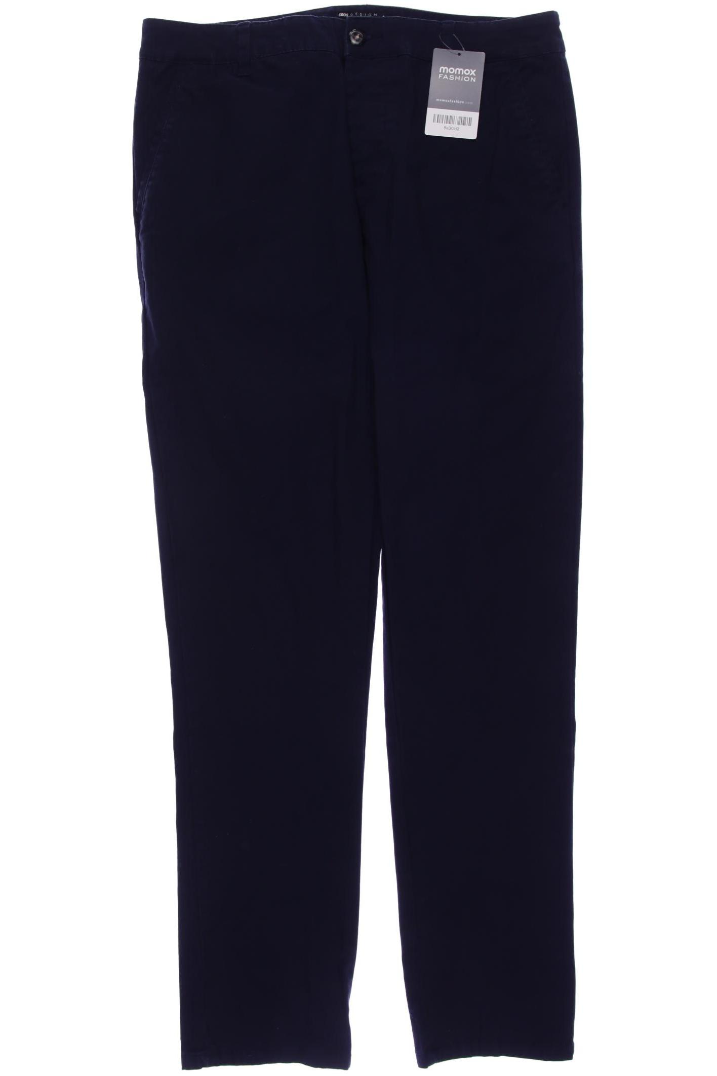 

asos Herren Stoffhose, marineblau