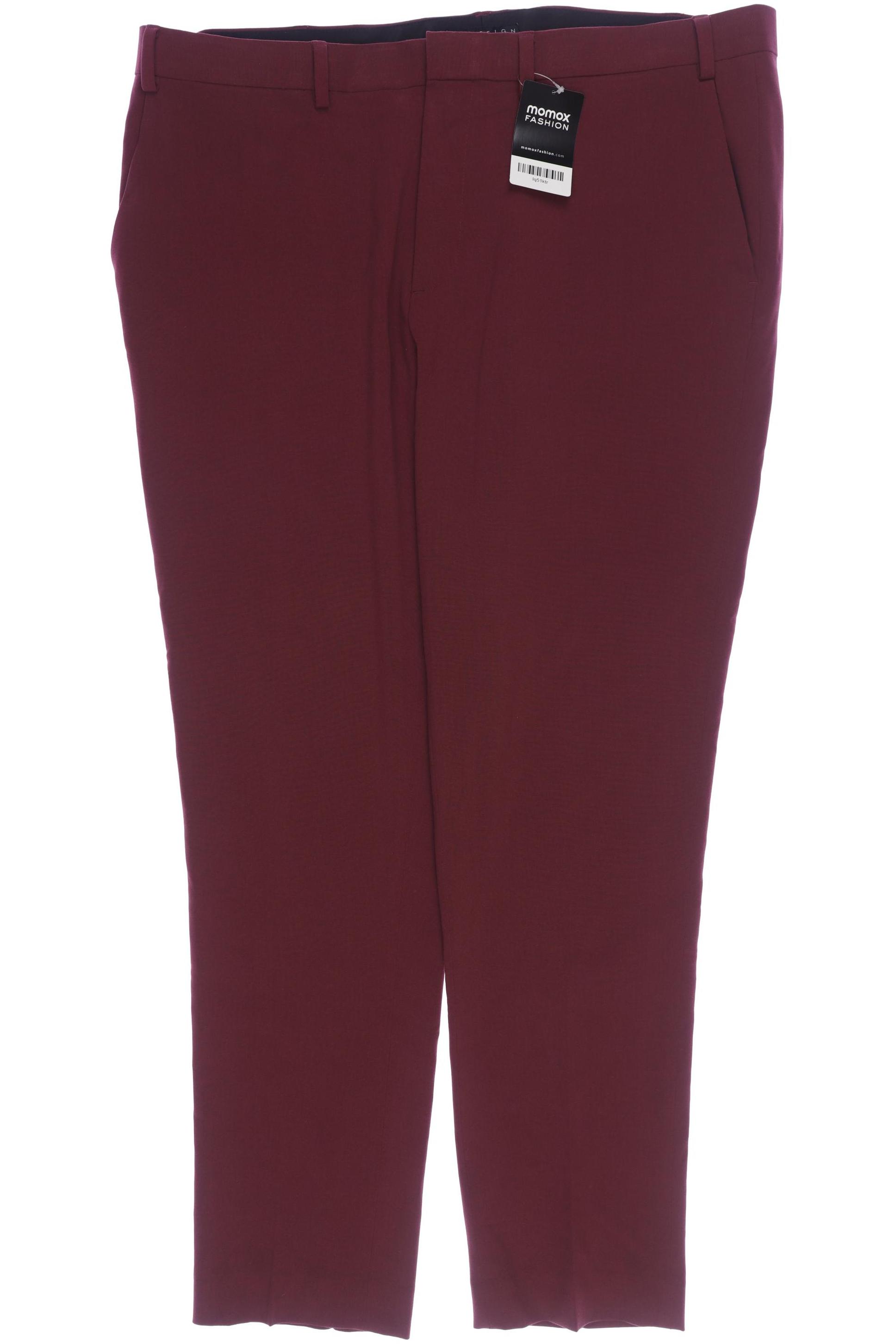 

asos Herren Stoffhose, bordeaux, Gr. 40