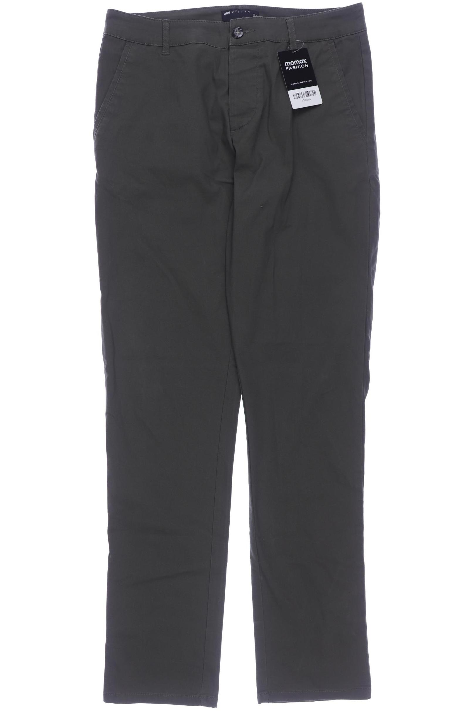 

asos Herren Stoffhose, grün, Gr. 30