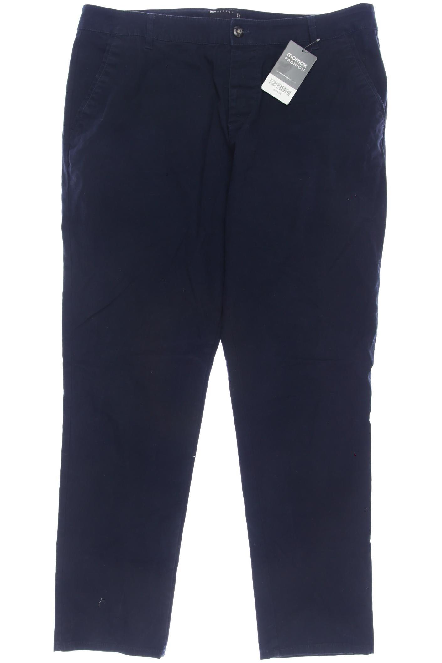

asos Herren Stoffhose, marineblau, Gr. 38