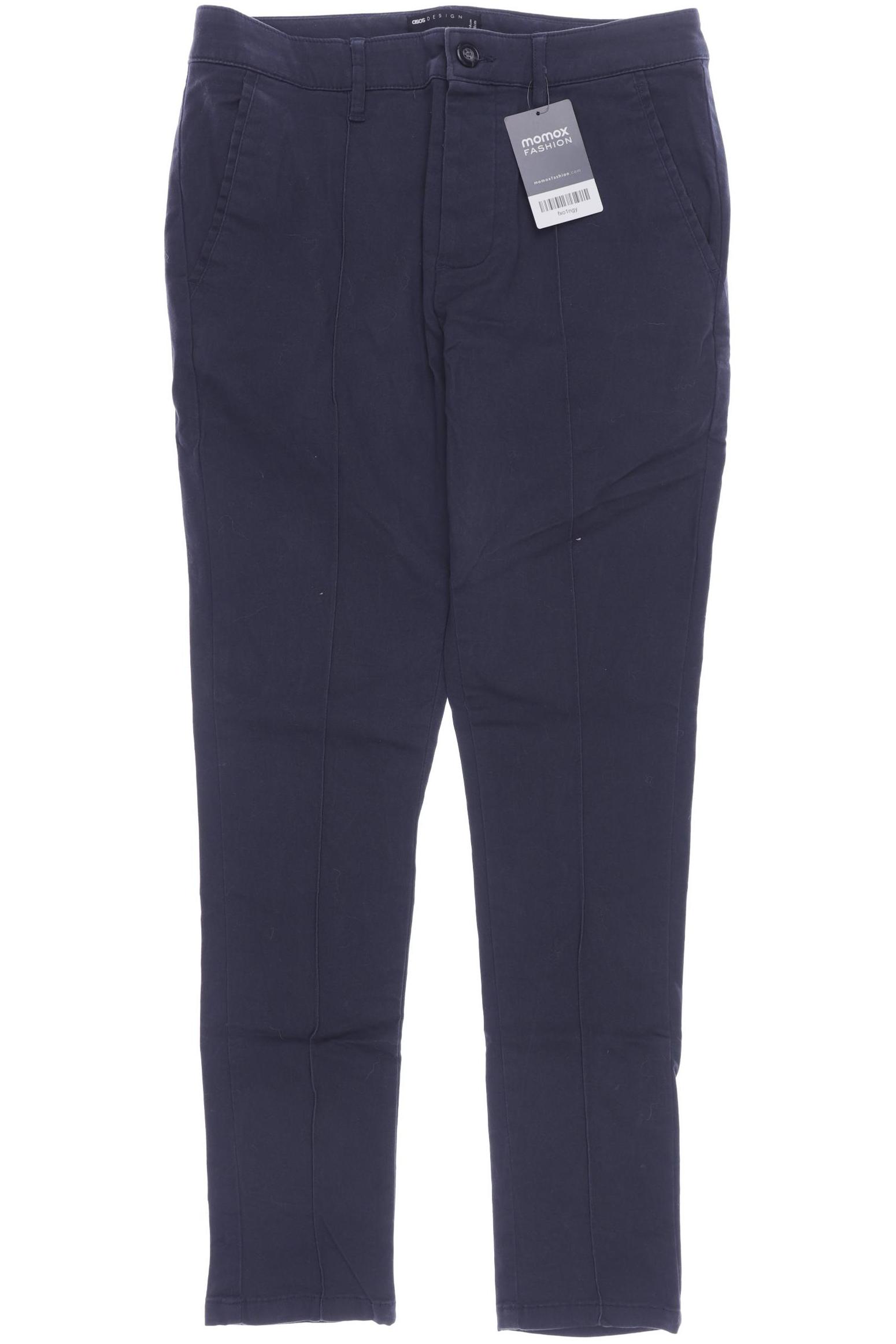 

asos Herren Stoffhose, marineblau