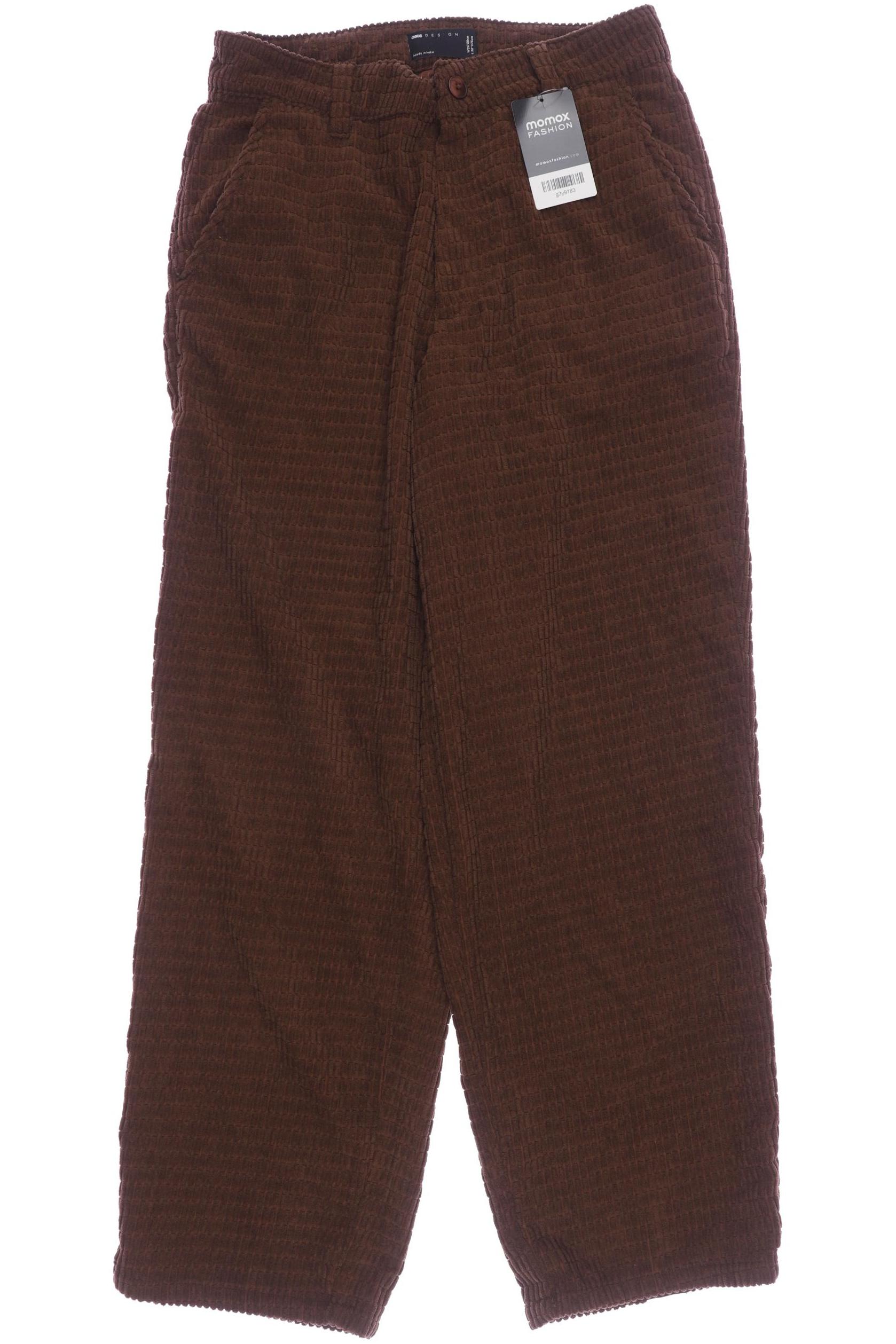 

asos Herren Stoffhose, braun, Gr. 26