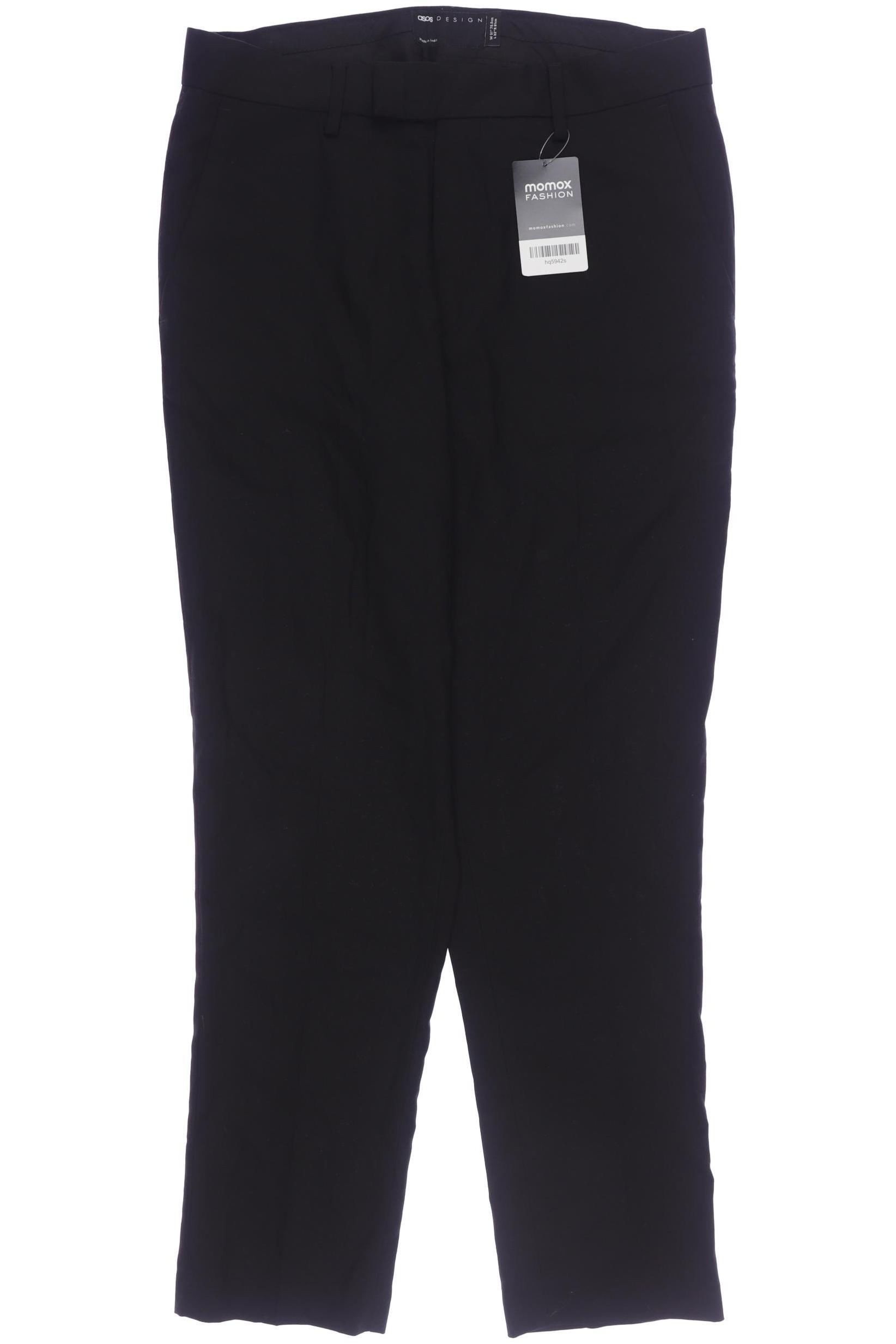 

asos Herren Stoffhose, schwarz, Gr. 31