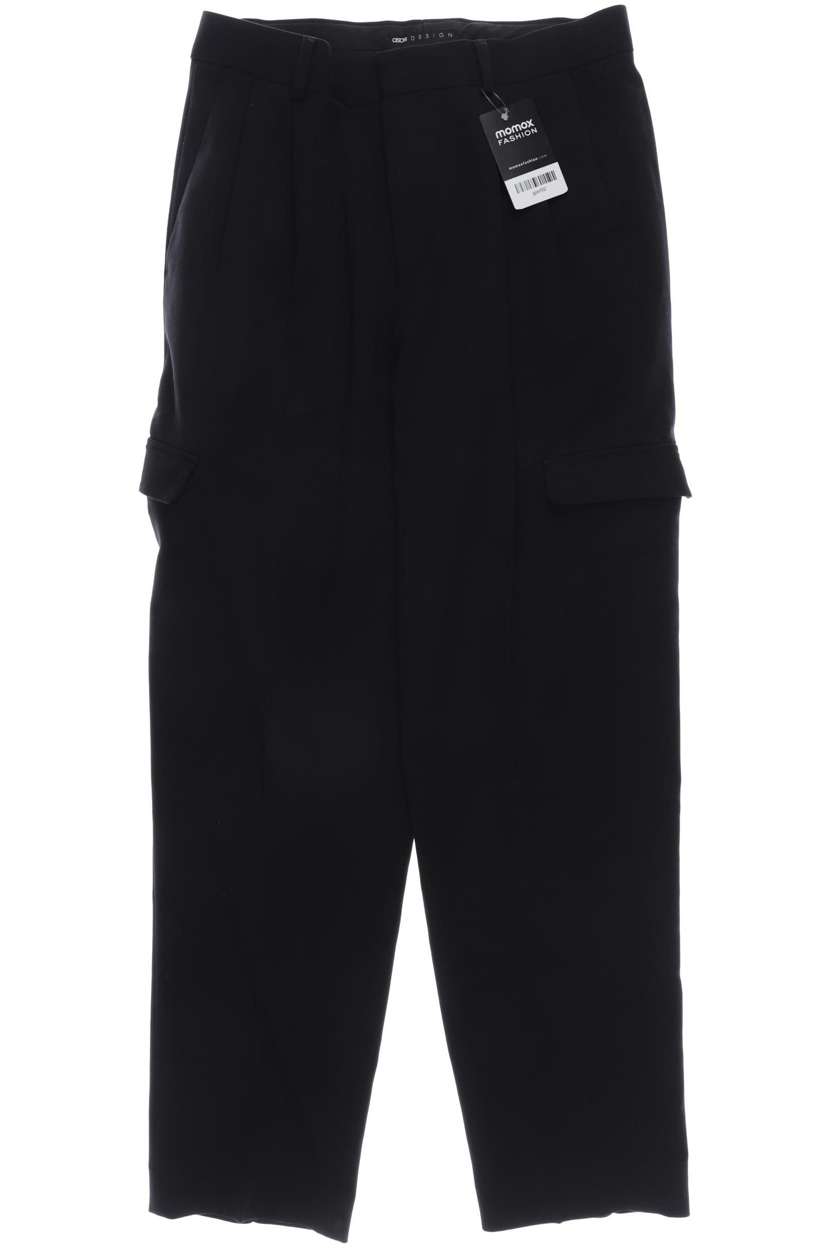 

asos Herren Stoffhose, schwarz, Gr. 30