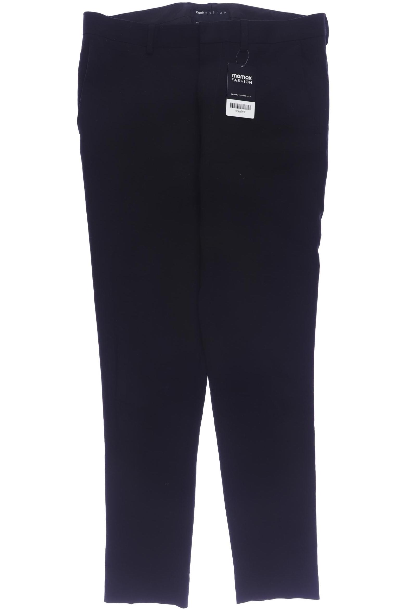 

asos Herren Stoffhose, schwarz, Gr. 32