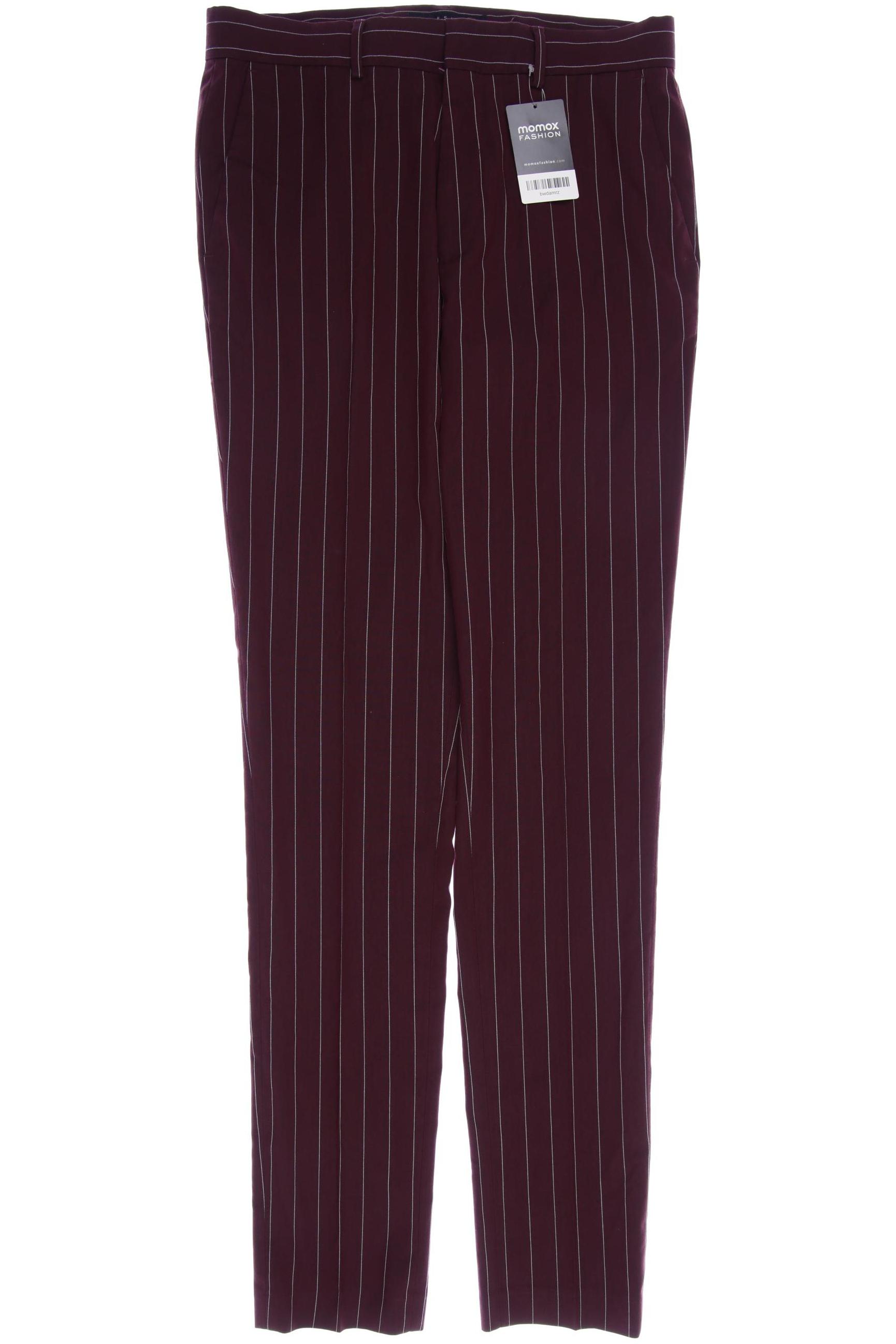 

asos Herren Stoffhose, bordeaux