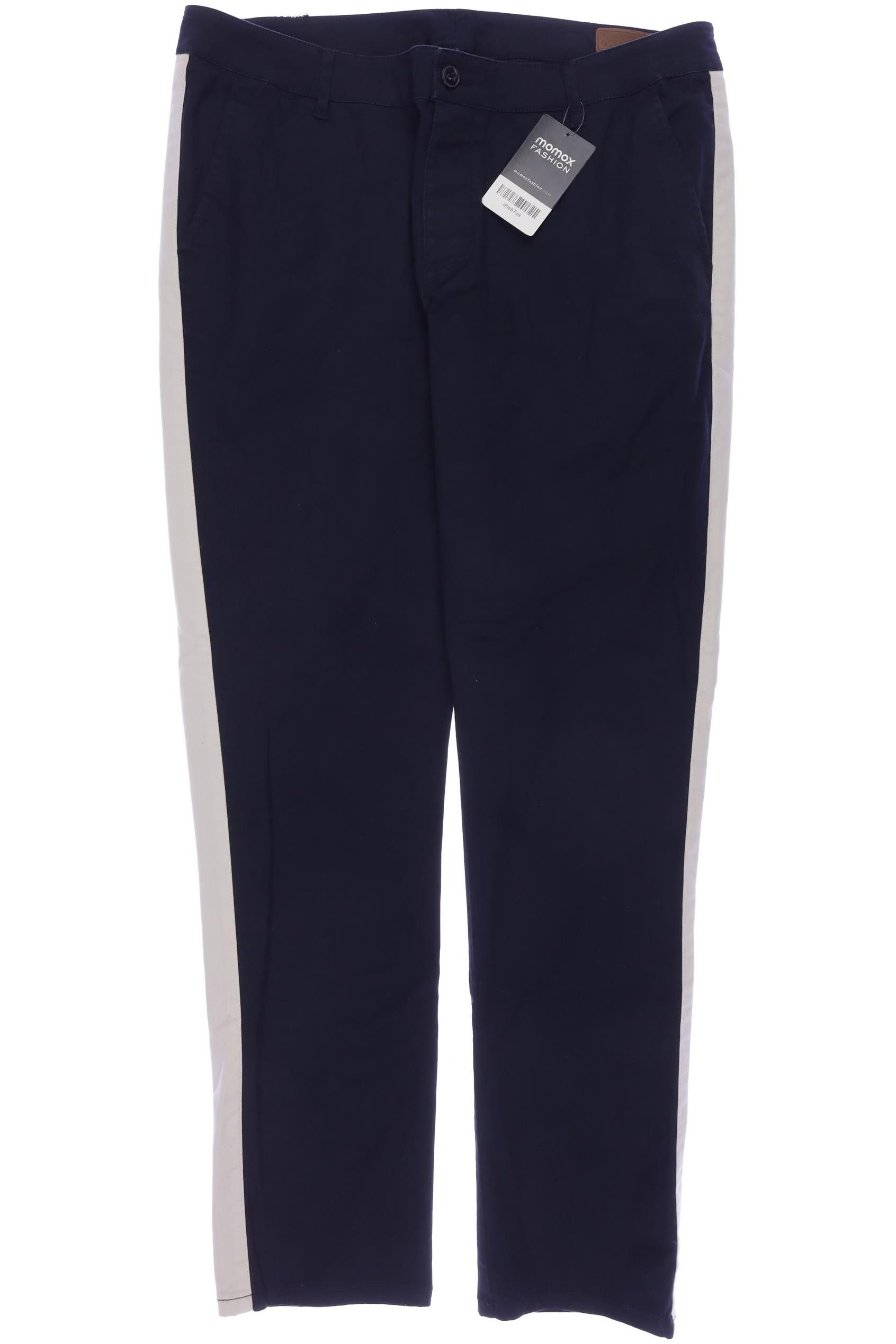 

asos Herren Stoffhose, marineblau, Gr. 34