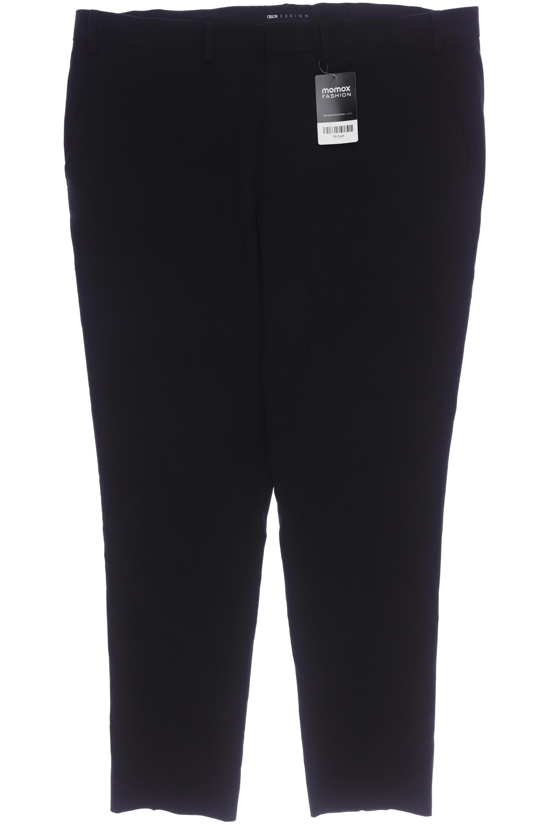 

asos Herren Stoffhose, schwarz, Gr. 40