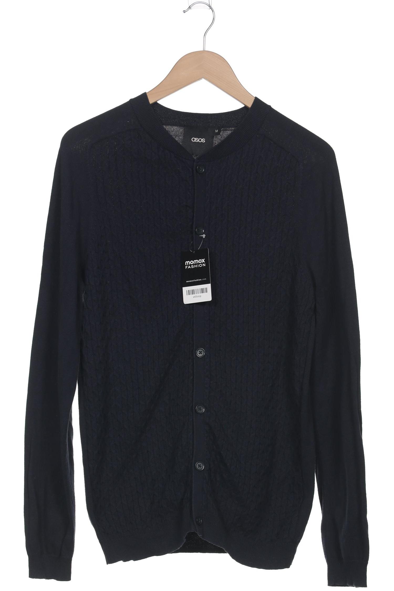 

asos Herren Strickjacke, marineblau, Gr. 48