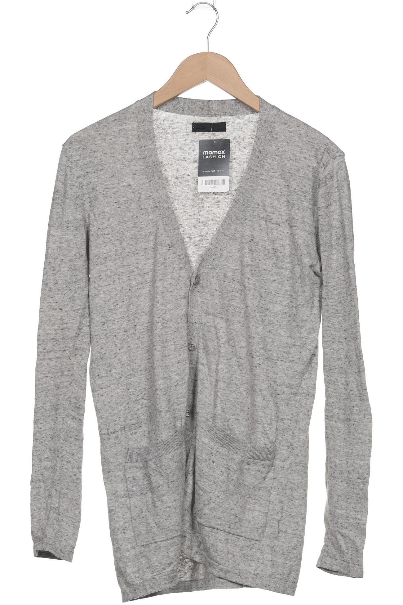 

asos Herren Strickjacke, grau, Gr. 46