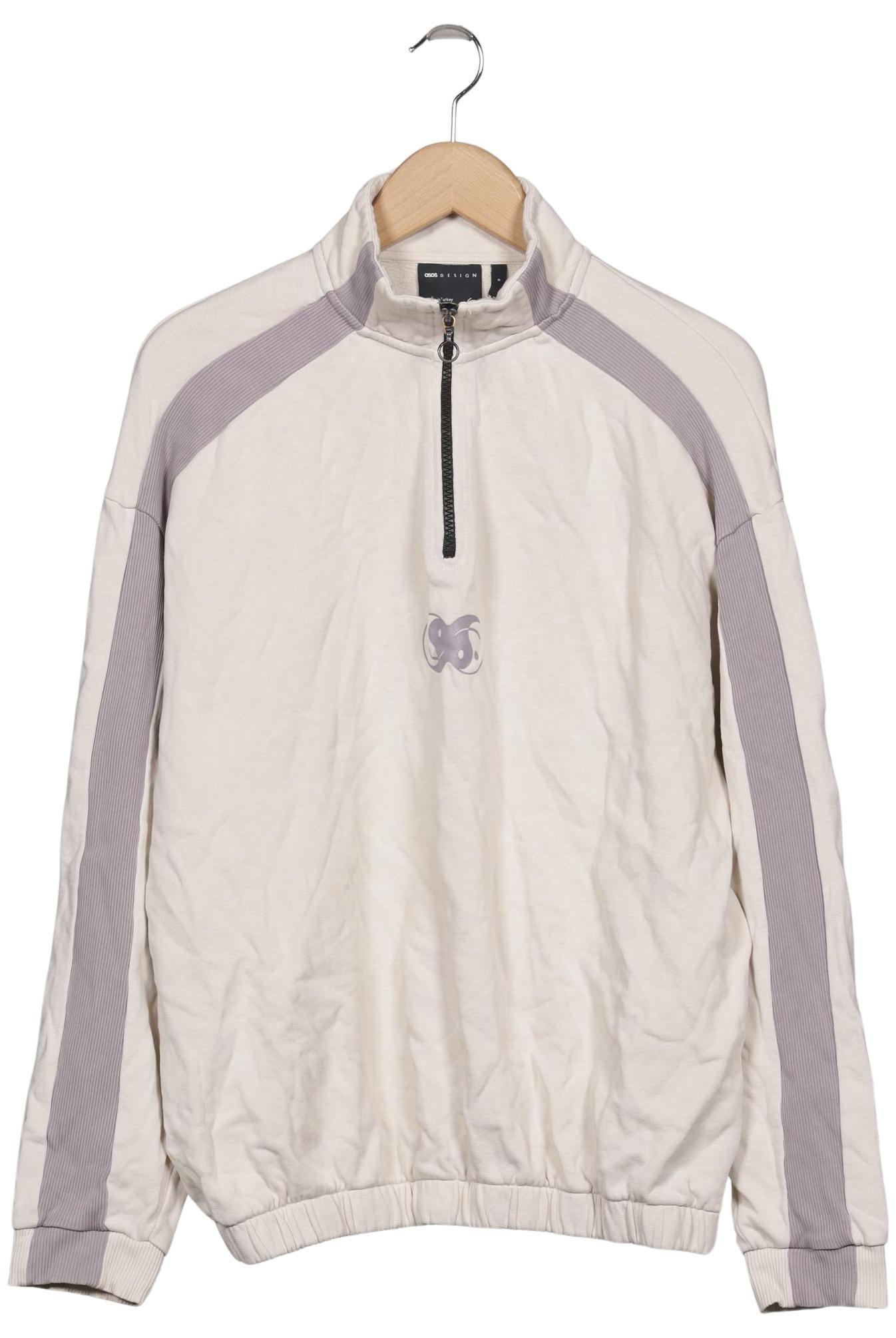 

asos Herren Sweatshirt, cremeweiß, Gr. 46