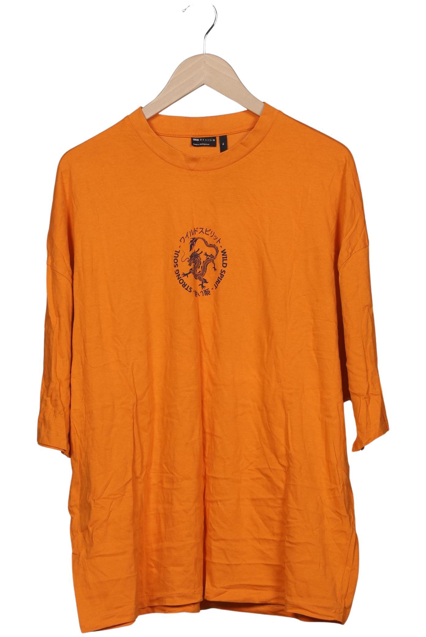 

asos Herren T-Shirt, orange, Gr. 54