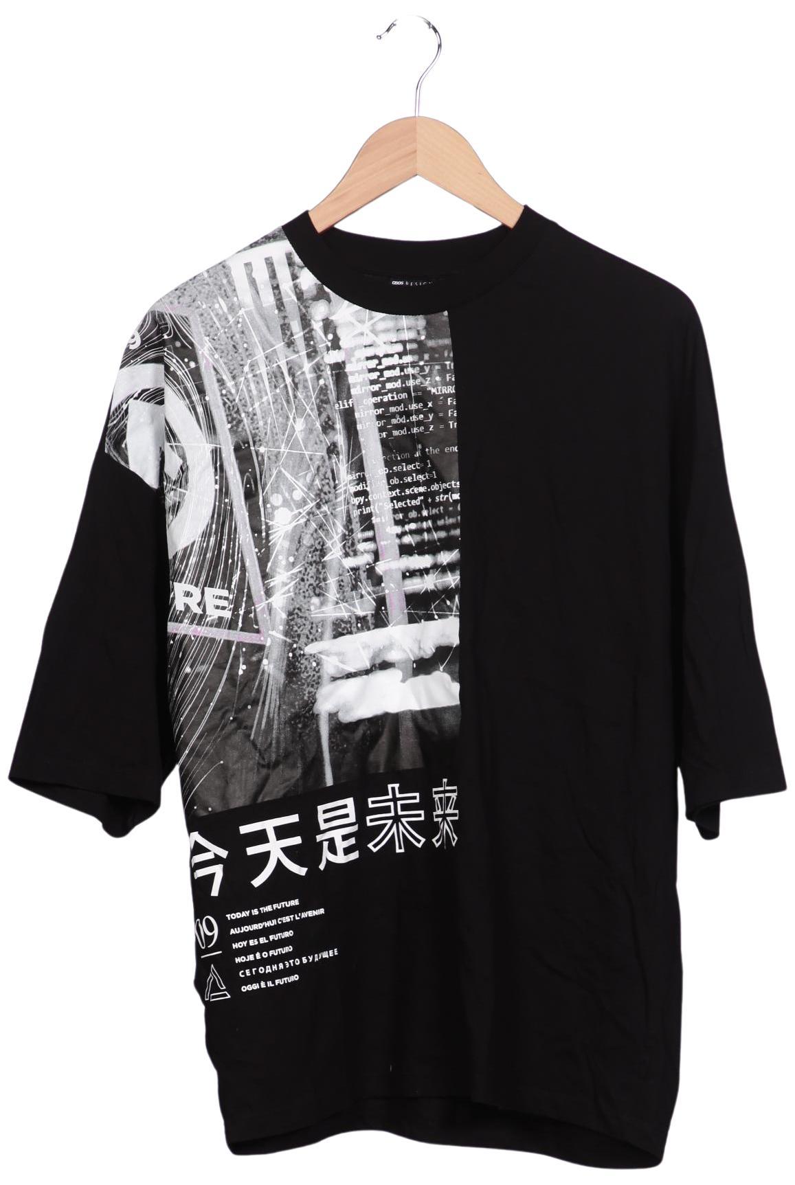 

asos Herren T-Shirt, schwarz, Gr. 46