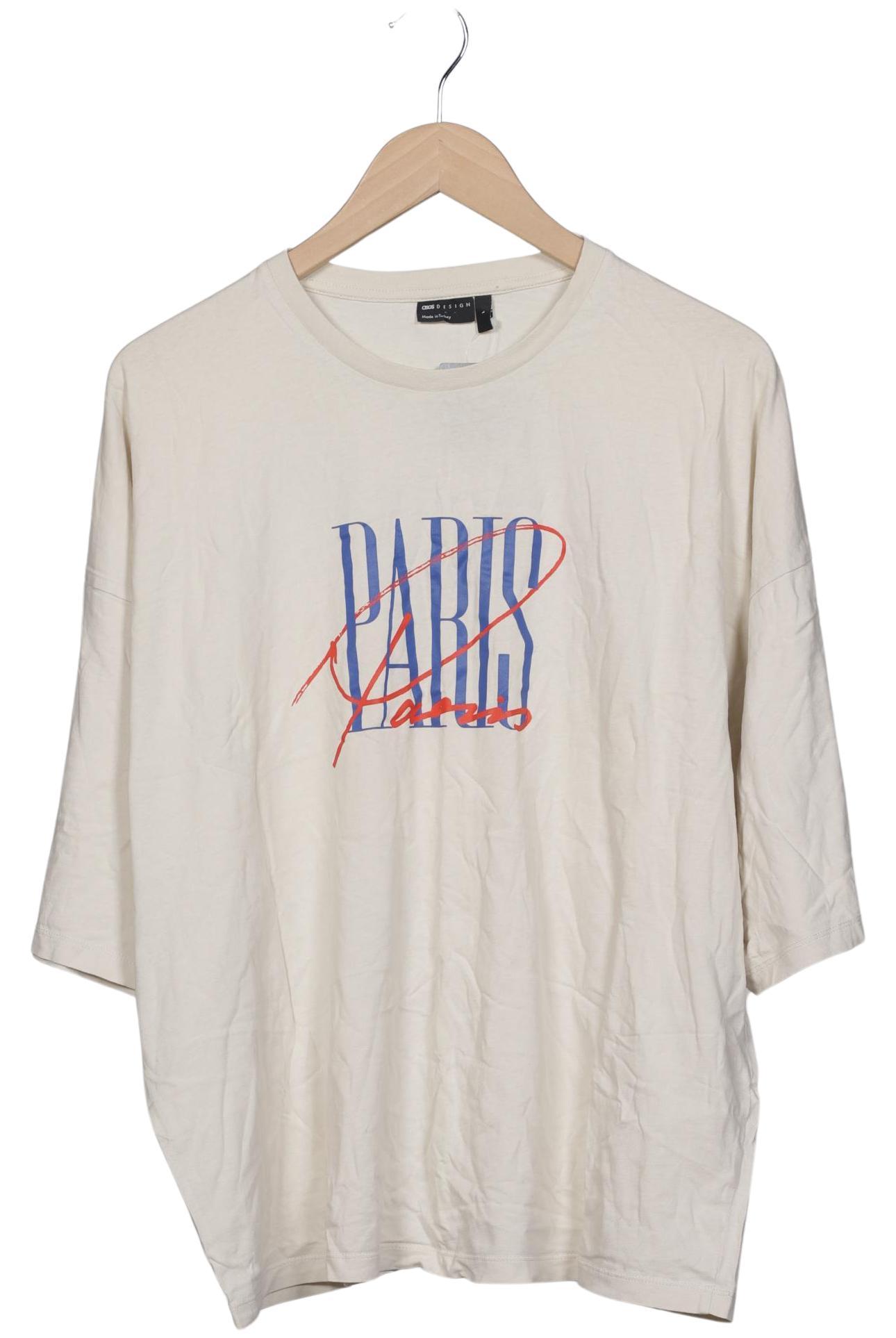 

asos Herren T-Shirt, cremeweiß, Gr. 52