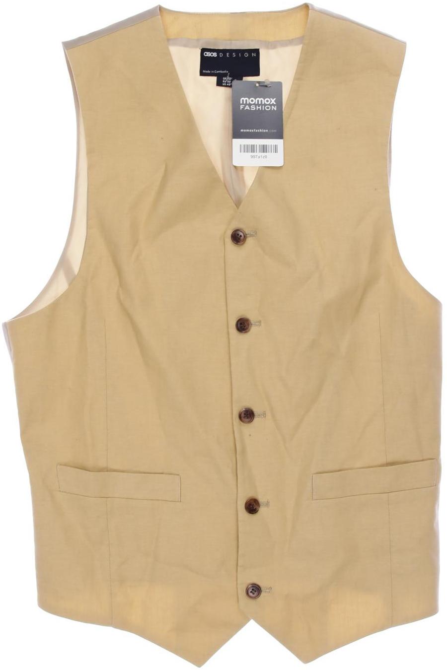 

asos Herren Weste, beige, Gr. 50