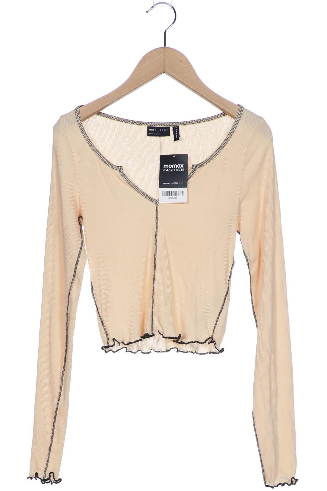 

Asos Petite Damen Langarmshirt, beige, Gr. 36