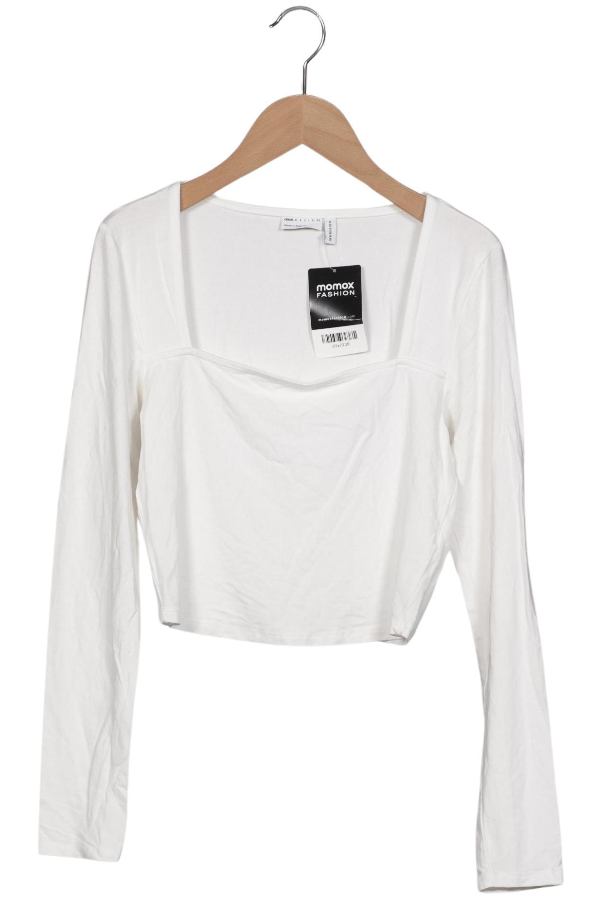 

Asos Tall Damen Langarmshirt, weiß, Gr. 38