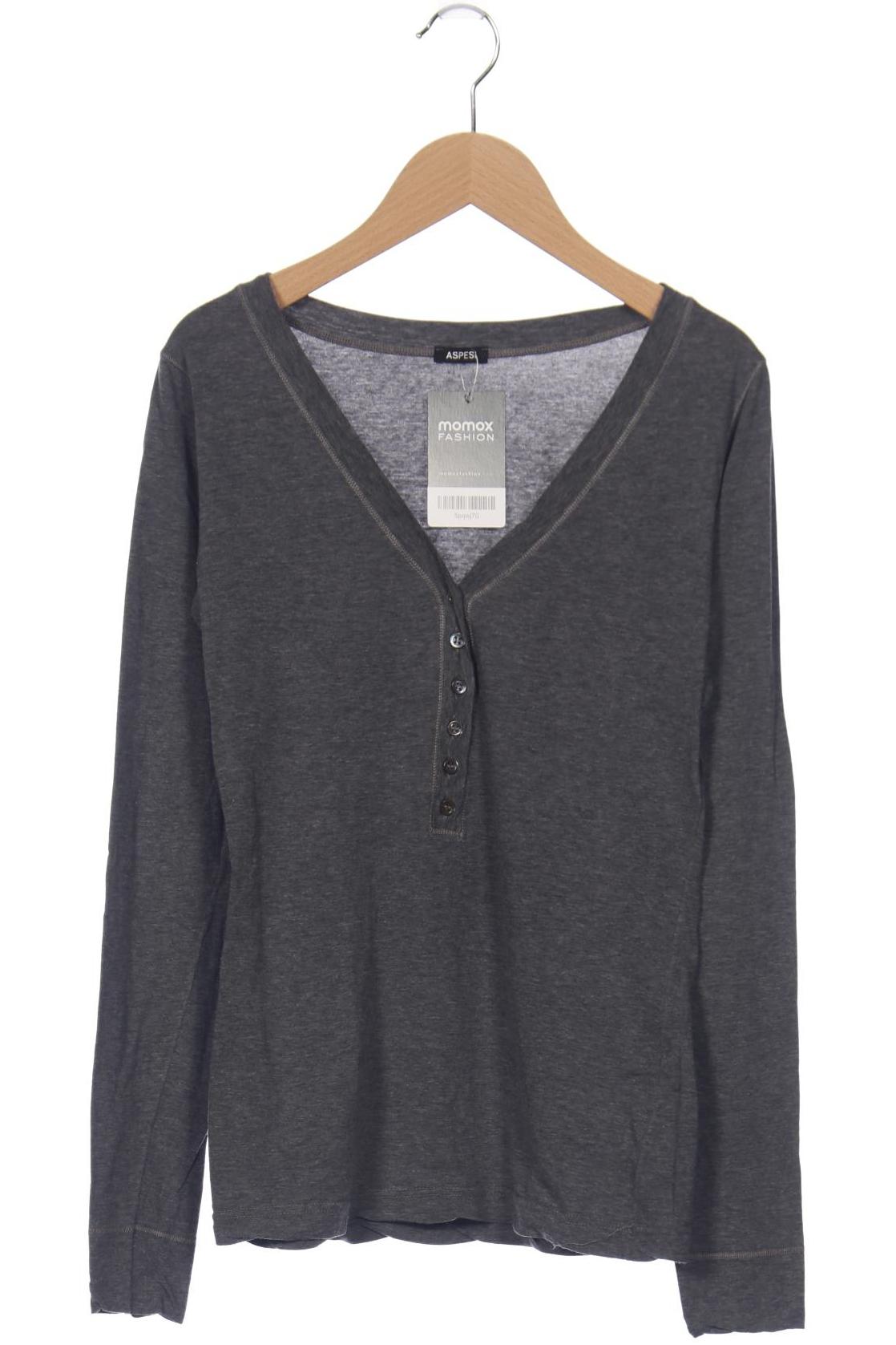 

Aspesi Damen Langarmshirt, grau, Gr. 36