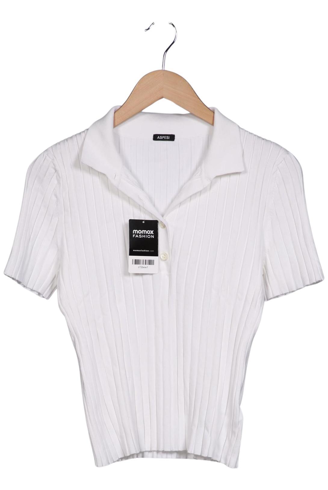 

Aspesi Damen Poloshirt, weiß, Gr. 36