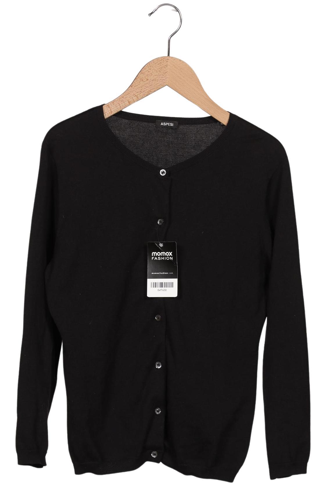 

Aspesi Damen Strickjacke, schwarz, Gr. 42