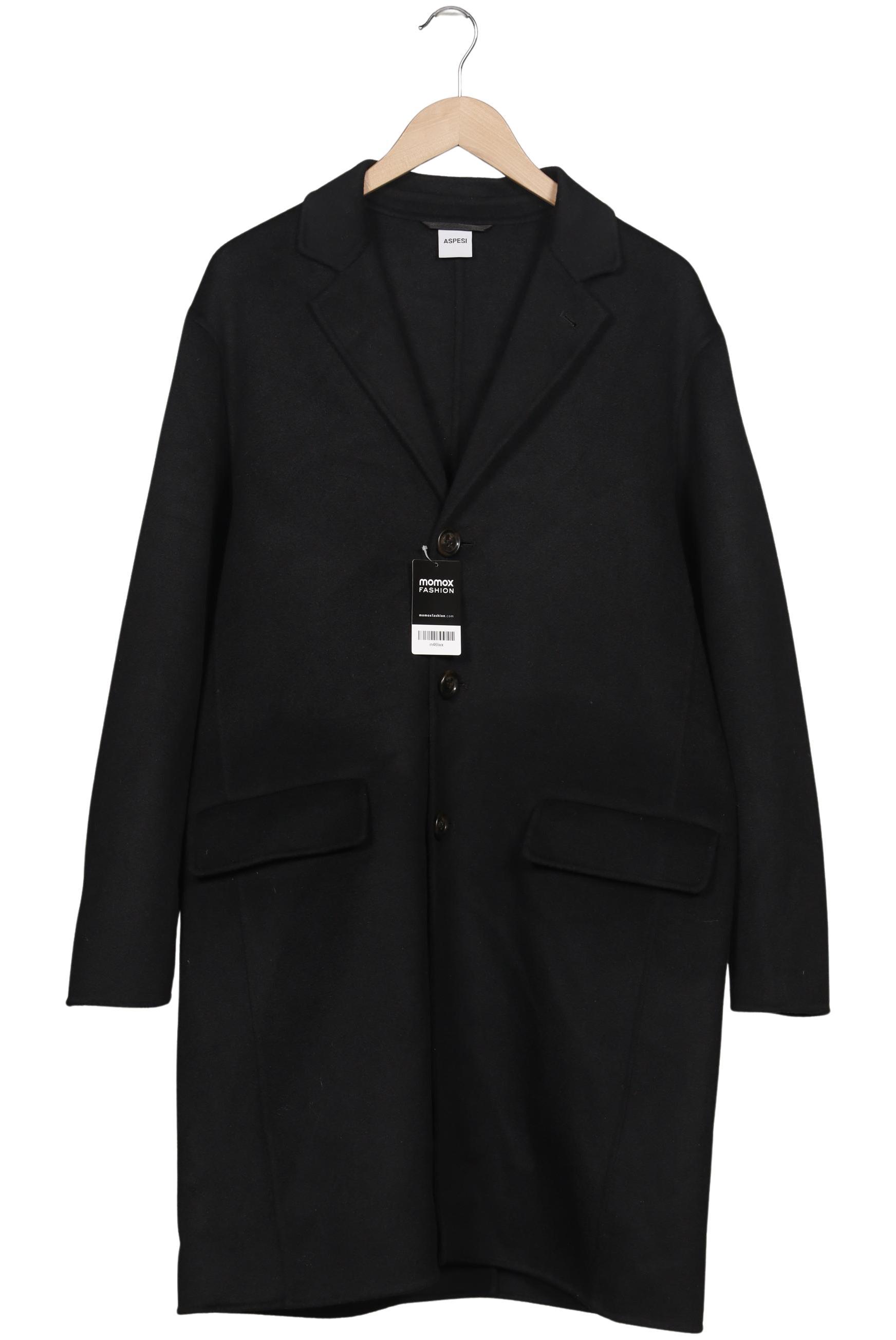 

Aspesi Herren Mantel, schwarz, Gr. 46