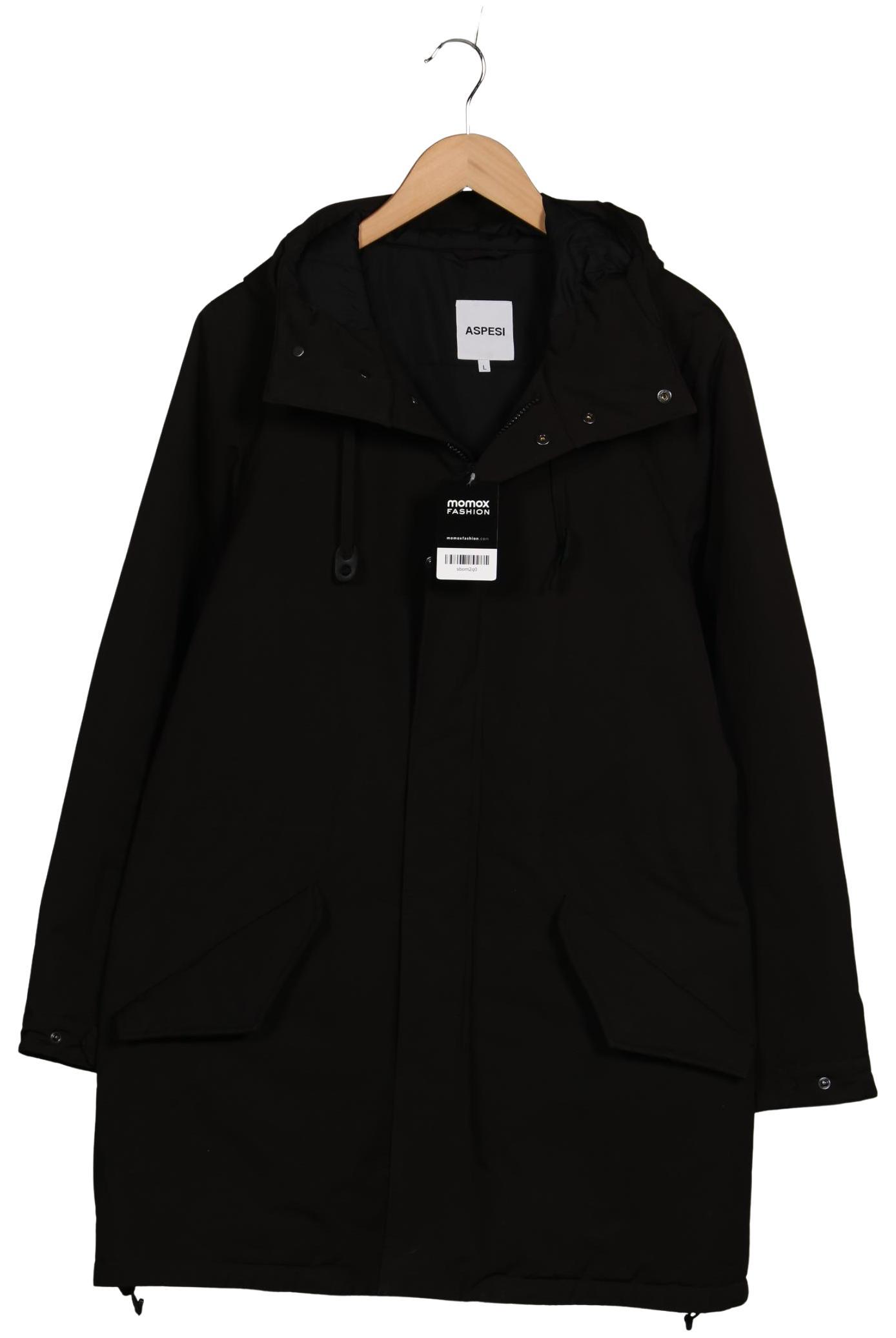

Aspesi Herren Mantel, schwarz, Gr. 52