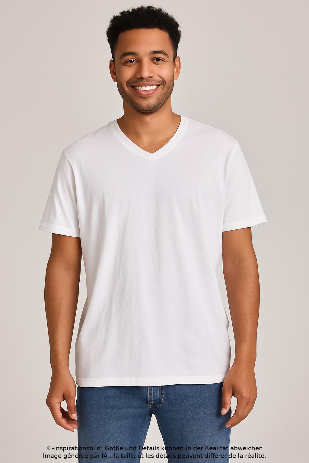 Thumbnail - Aspesi Herren T-Shirt, weiß, Gr. 54