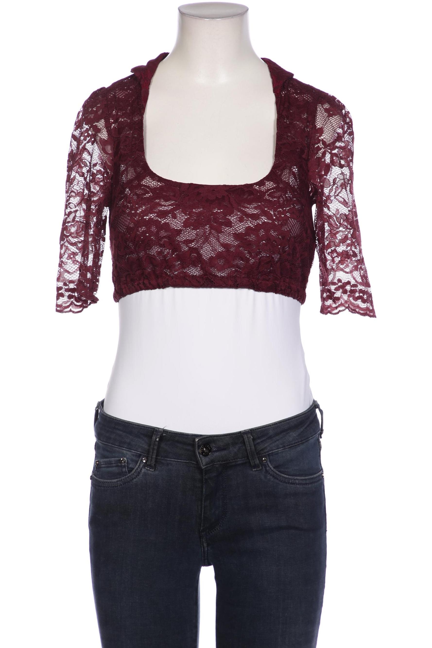 

Astrid Söll Dirndl Couture Damen Bluse, bordeaux, Gr. 38