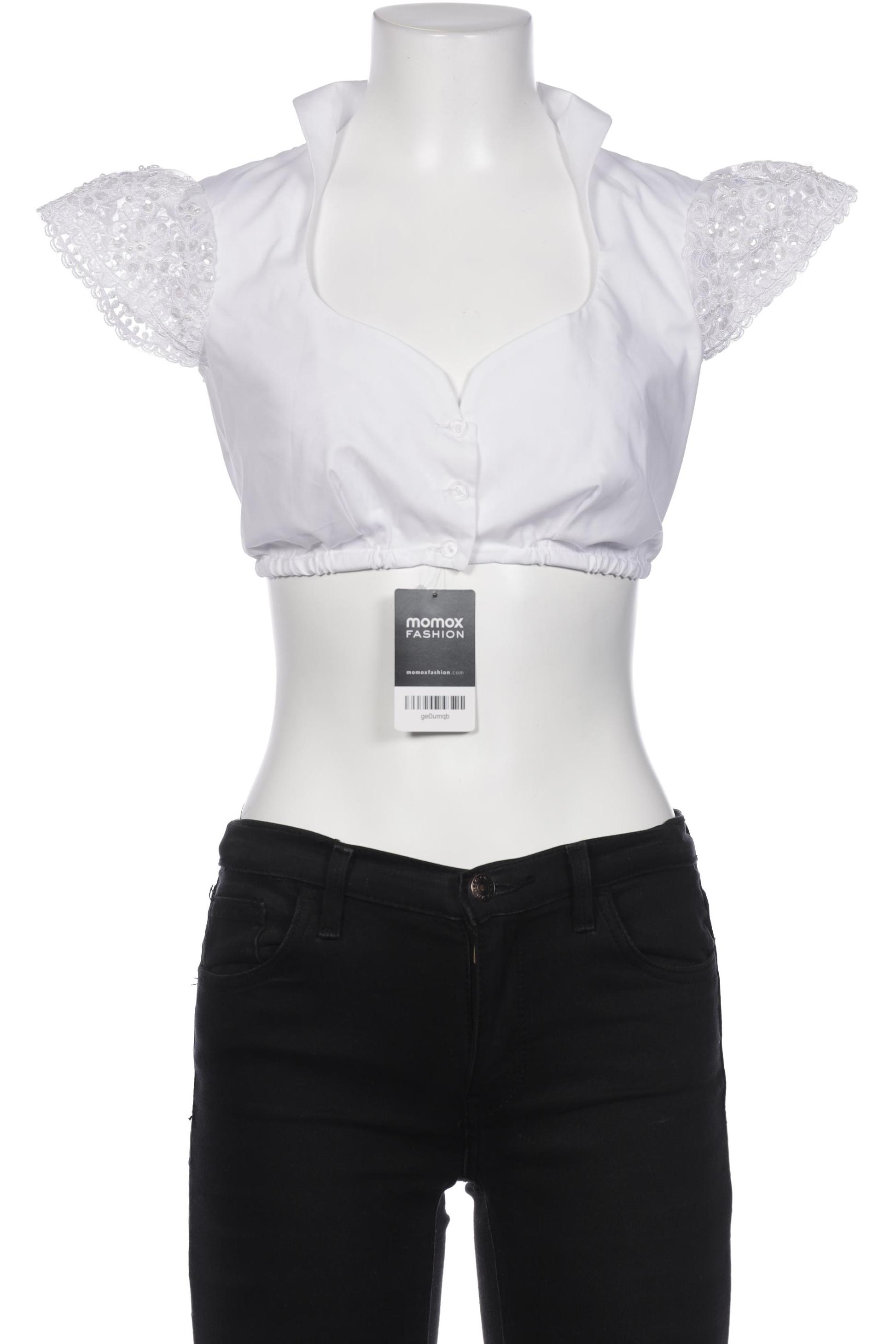 

Astrid Söll Dirndl Couture Damen Bluse, weiß, Gr. 34