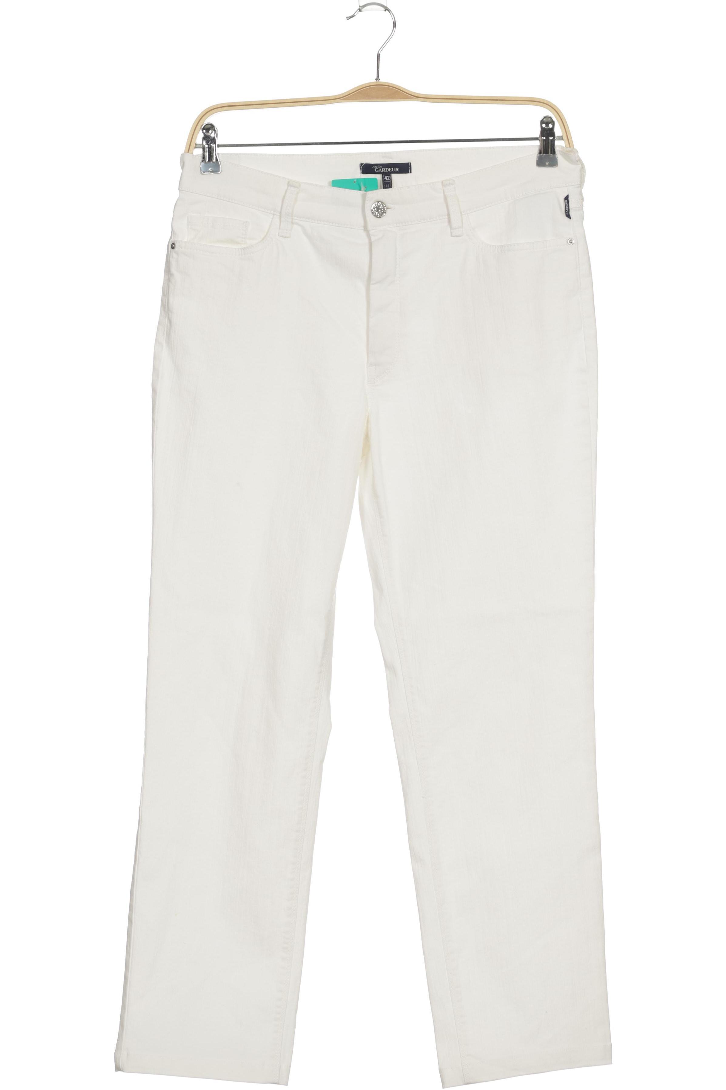 

Atelier Gardeur Damen Jeans, weiß, Gr. 42