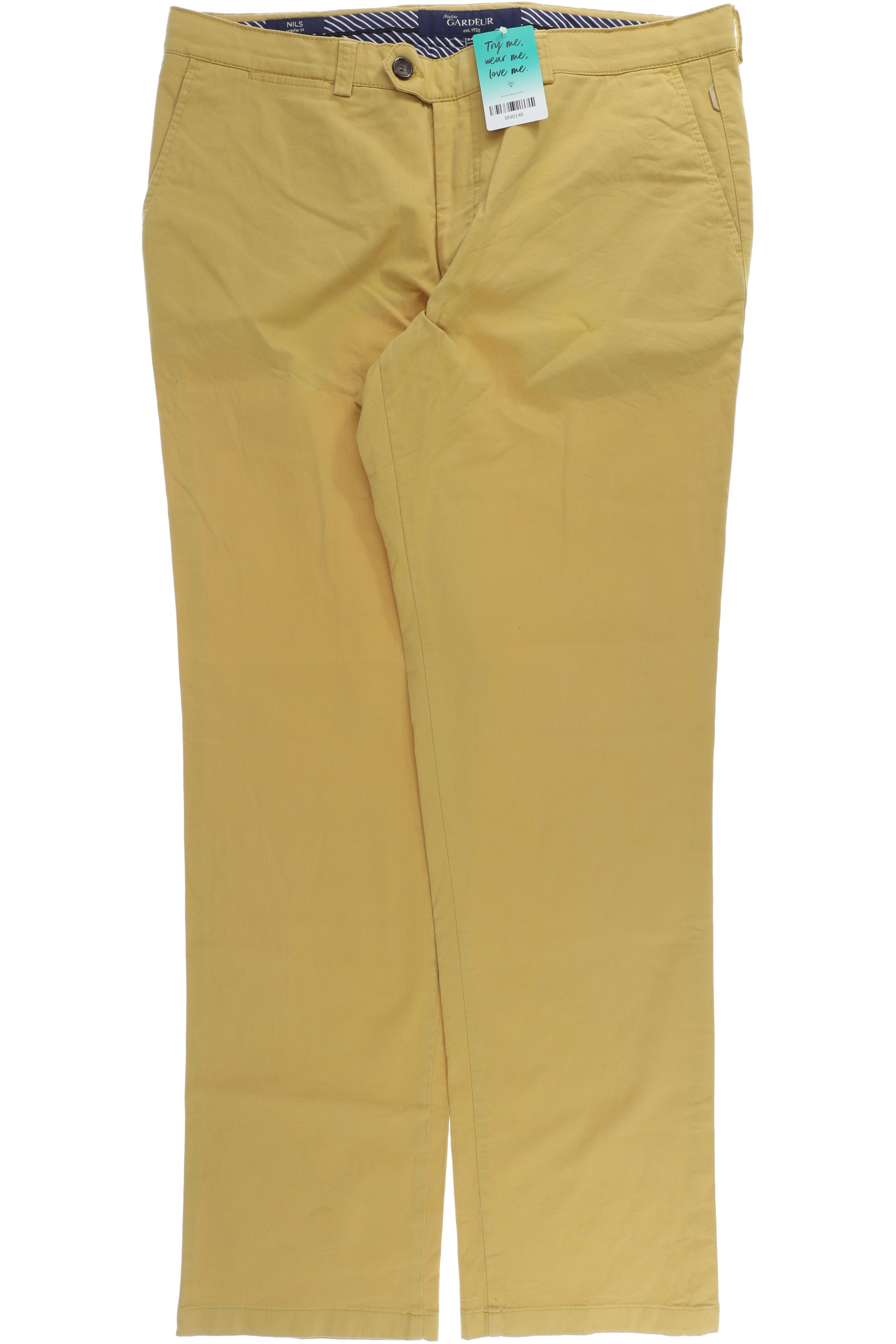 Thumbnail - Atelier Gardeur Herren Stoffhose, gelb, Gr. 54