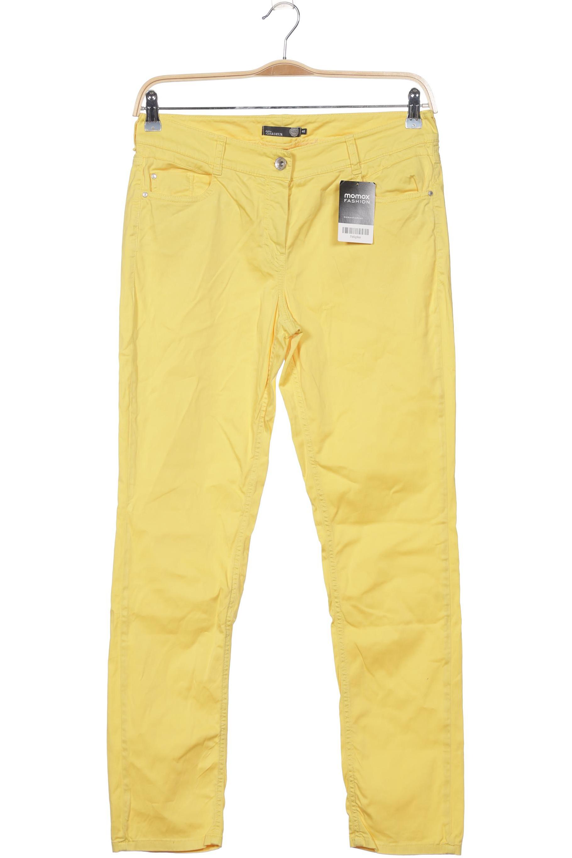 

Atelier Gardeur Damen Stoffhose, gelb, Gr. 40
