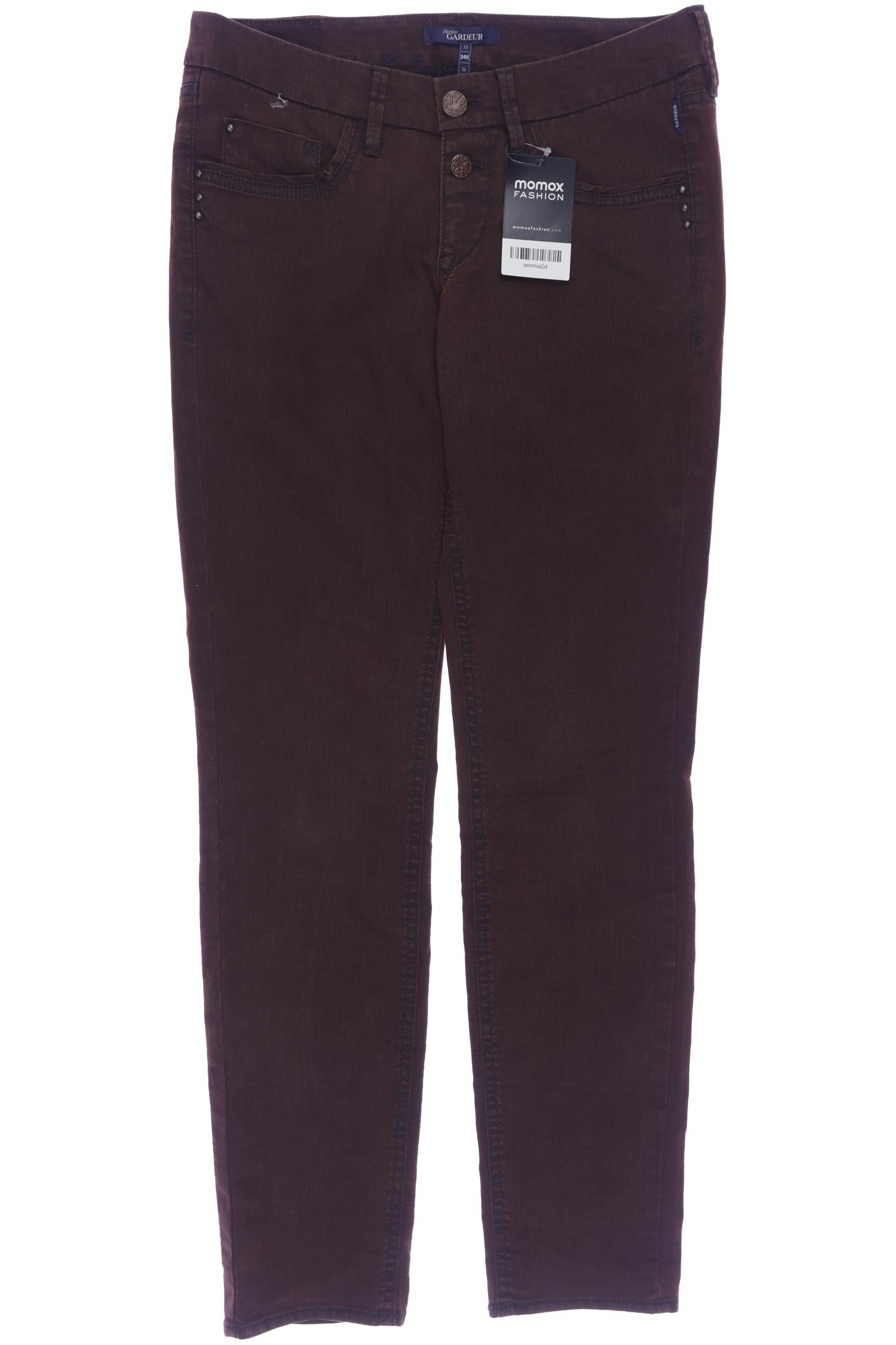 

Atelier Gardeur Damen Jeans, braun, Gr. 34