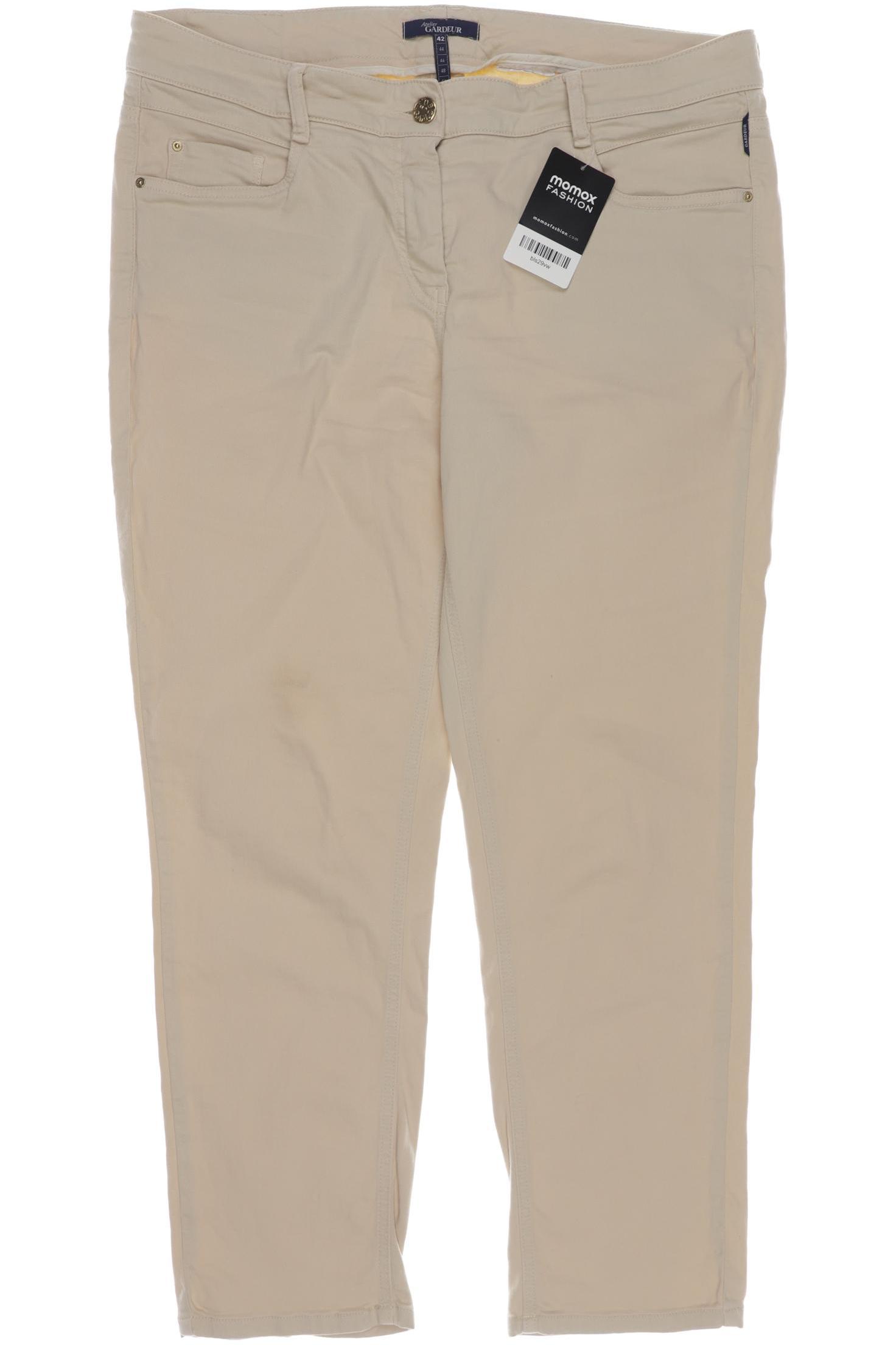 

Atelier Gardeur Damen Jeans, beige, Gr. 42