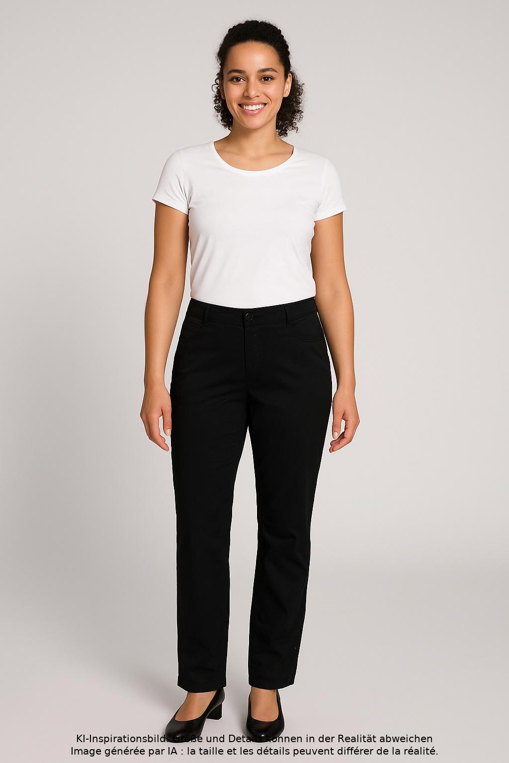 

Atelier Gardeur Damen Stoffhose, schwarz, Gr. 40