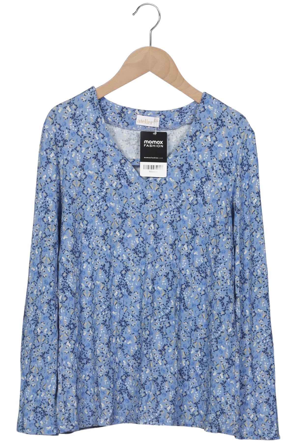 

Atelier Gardeur Damen Langarmshirt, hellblau, Gr. 38