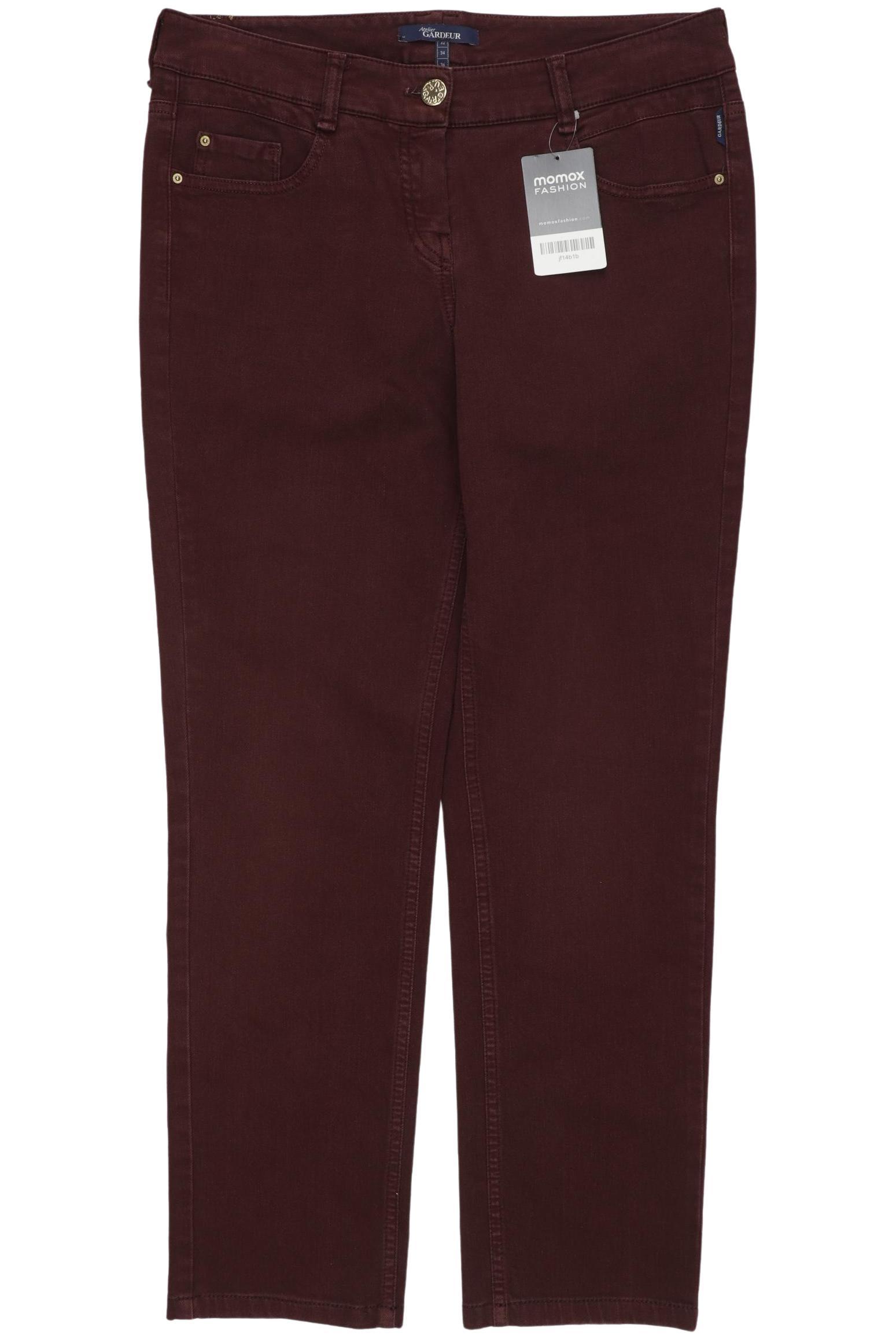 

Atelier Gardeur Damen Jeans, bordeaux, Gr. 38