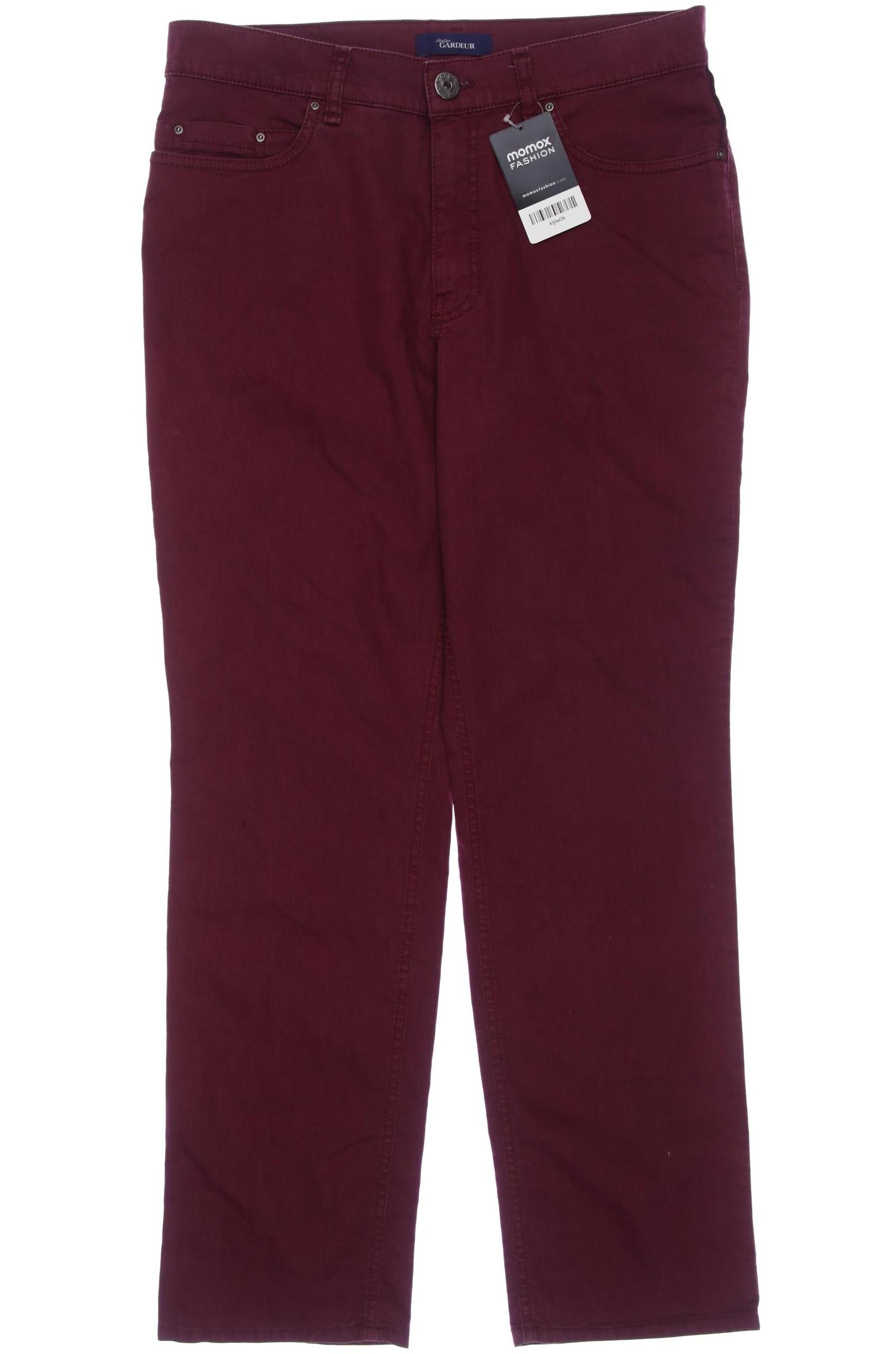 

Atelier Gardeur Damen Jeans, bordeaux, Gr. 40