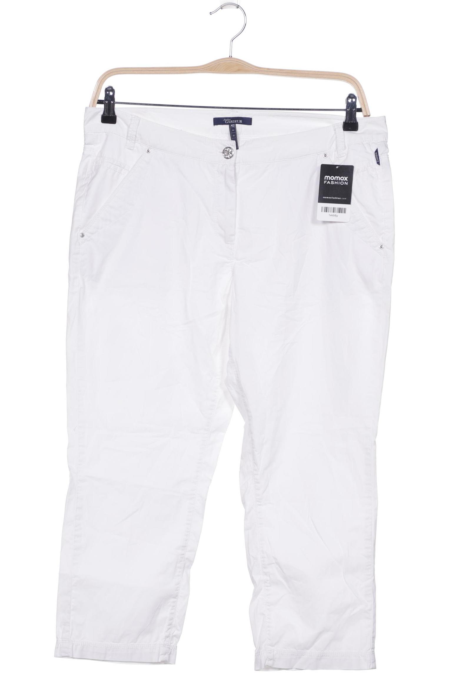 

Atelier Gardeur Damen Stoffhose, weiß, Gr. 42